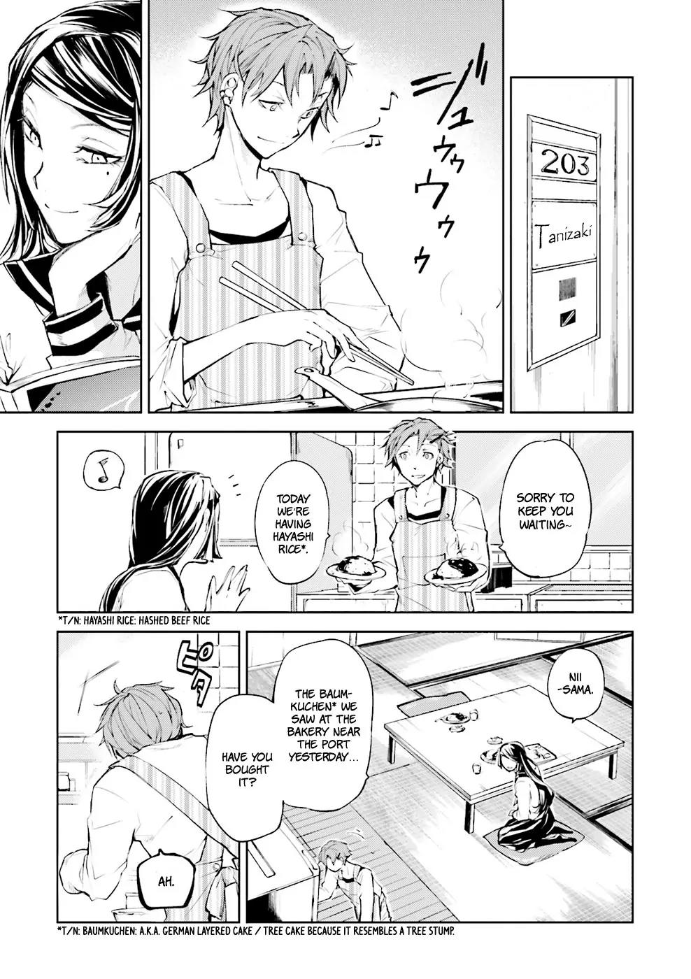 Bungou Stray Dogs Chapter 17 page 6 - Chapter 17: he First Mission