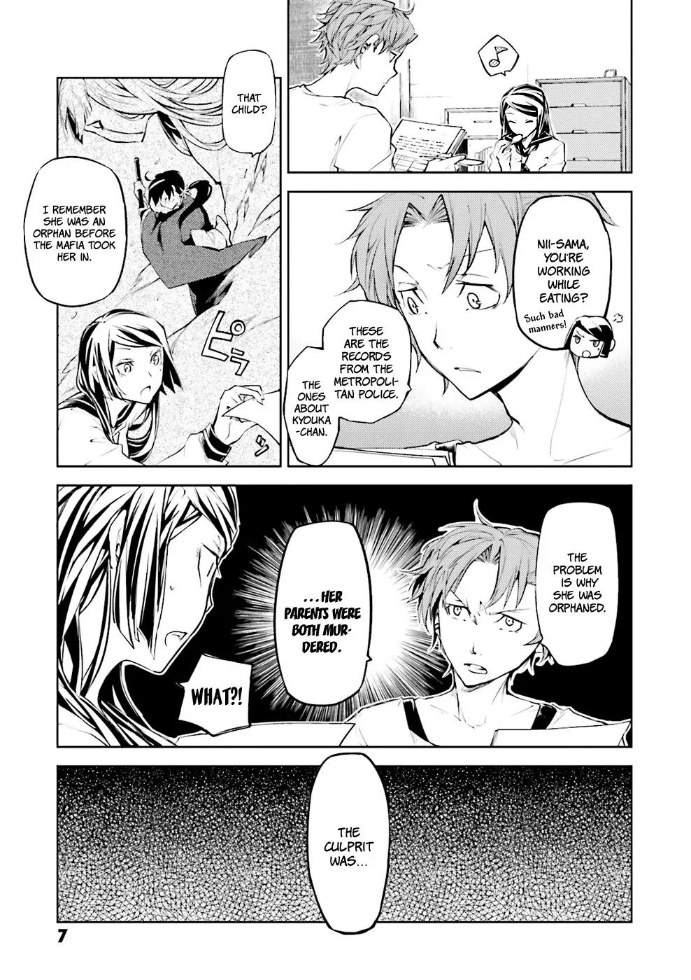 Bungou Stray Dogs Chapter 17 page 8 - Chapter 17: he First Mission