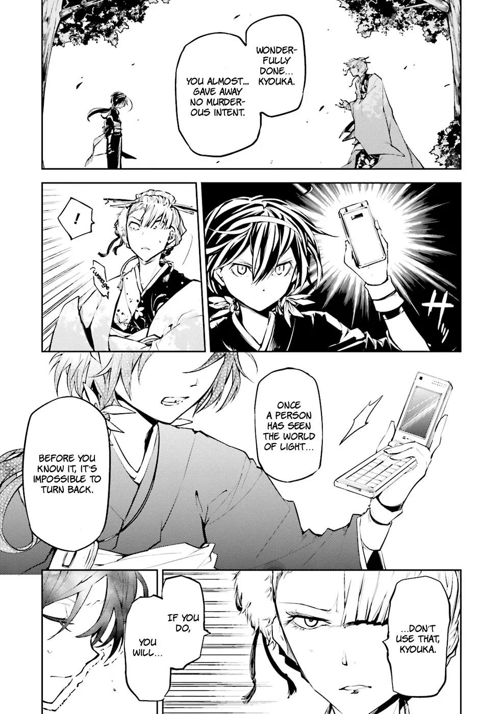 Bungou Stray Dogs Chapter 18 page 13 - Chapter 18: Flowers and Red Leaves, Snow and Gold