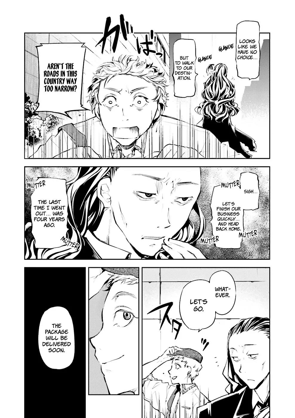 Bungou Stray Dogs Chapter 18 page 17 - Chapter 18: Flowers and Red Leaves, Snow and Gold