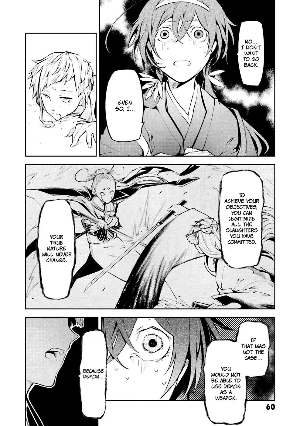 Bungou Stray Dogs Chapter 18 page 24 - Chapter 18: Flowers and Red Leaves, Snow and Gold