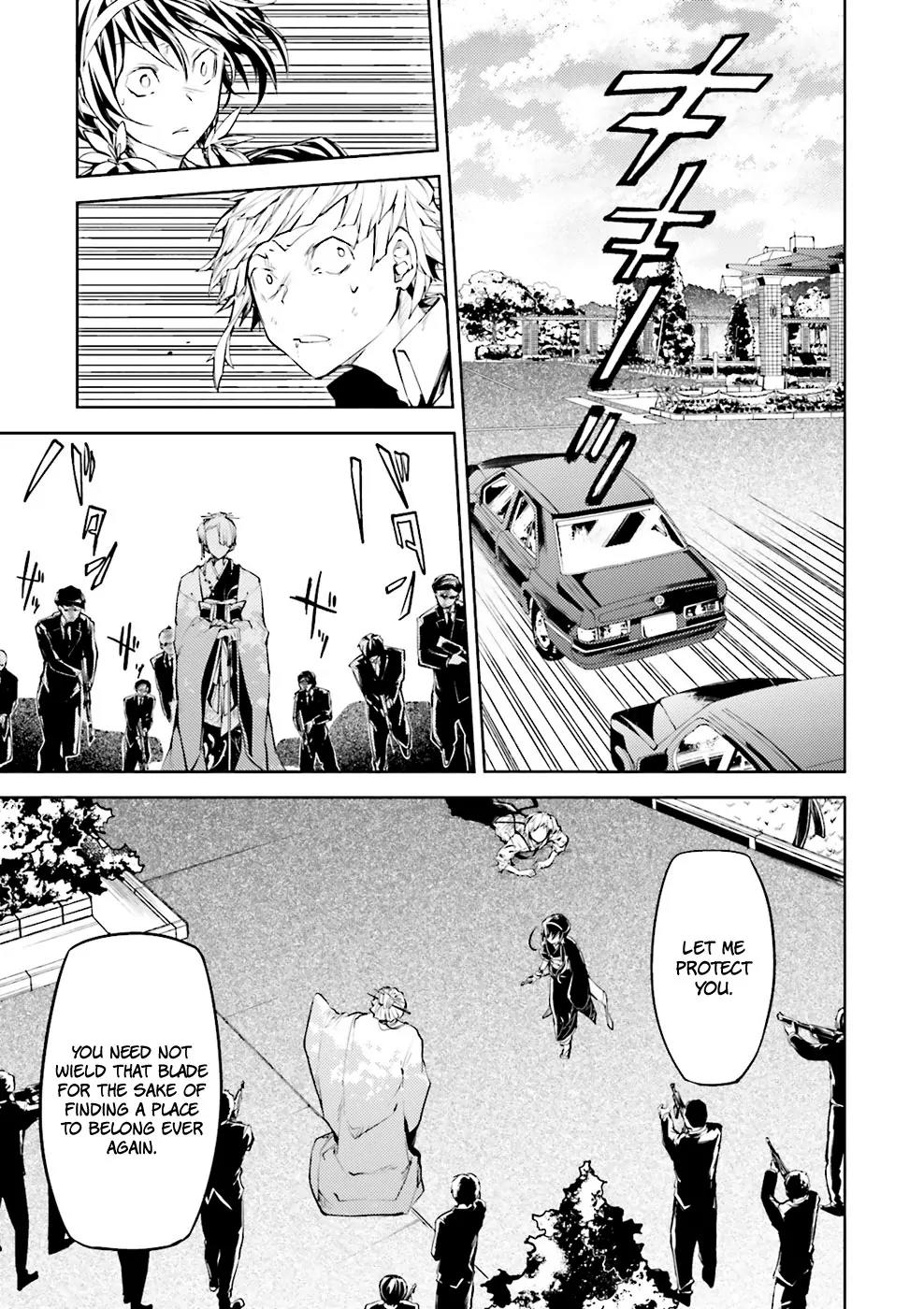 Bungou Stray Dogs Chapter 18 page 27 - Chapter 18: Flowers and Red Leaves, Snow and Gold