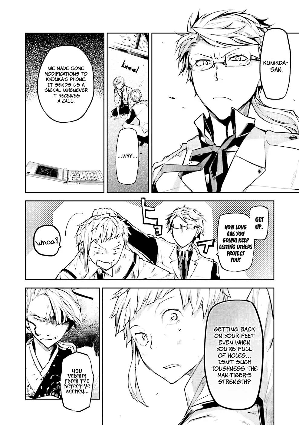 Bungou Stray Dogs Chapter 18 page 32 - Chapter 18: Flowers and Red Leaves, Snow and Gold