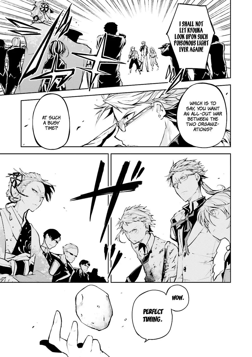 Bungou Stray Dogs Chapter 18 page 33 - Chapter 18: Flowers and Red Leaves, Snow and Gold