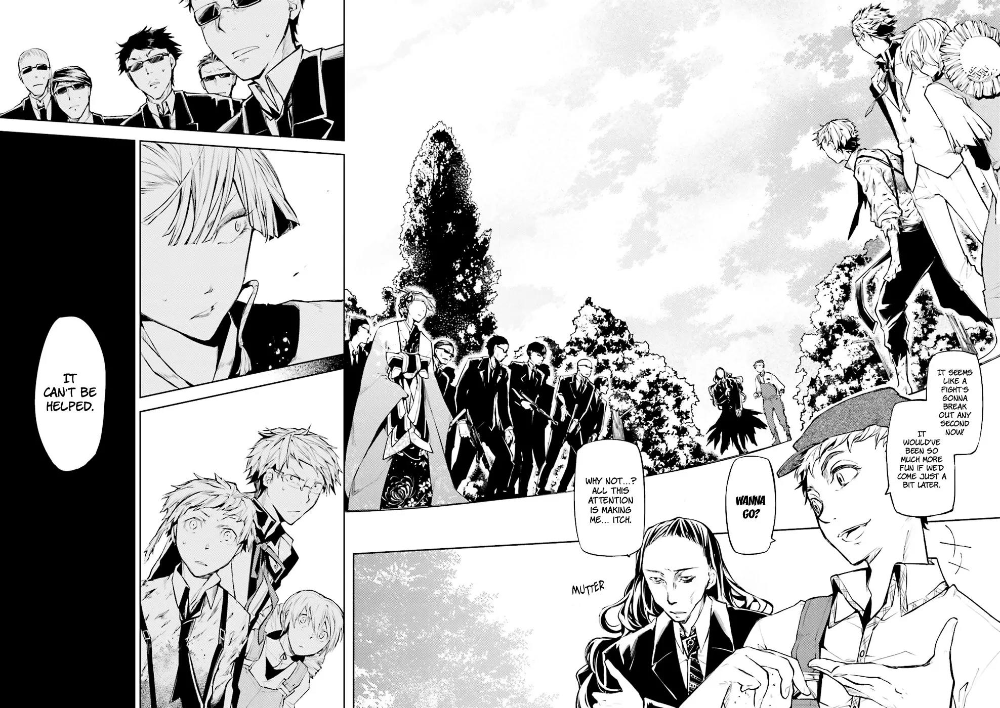 Bungou Stray Dogs Chapter 18 page 34 - Chapter 18: Flowers and Red Leaves, Snow and Gold