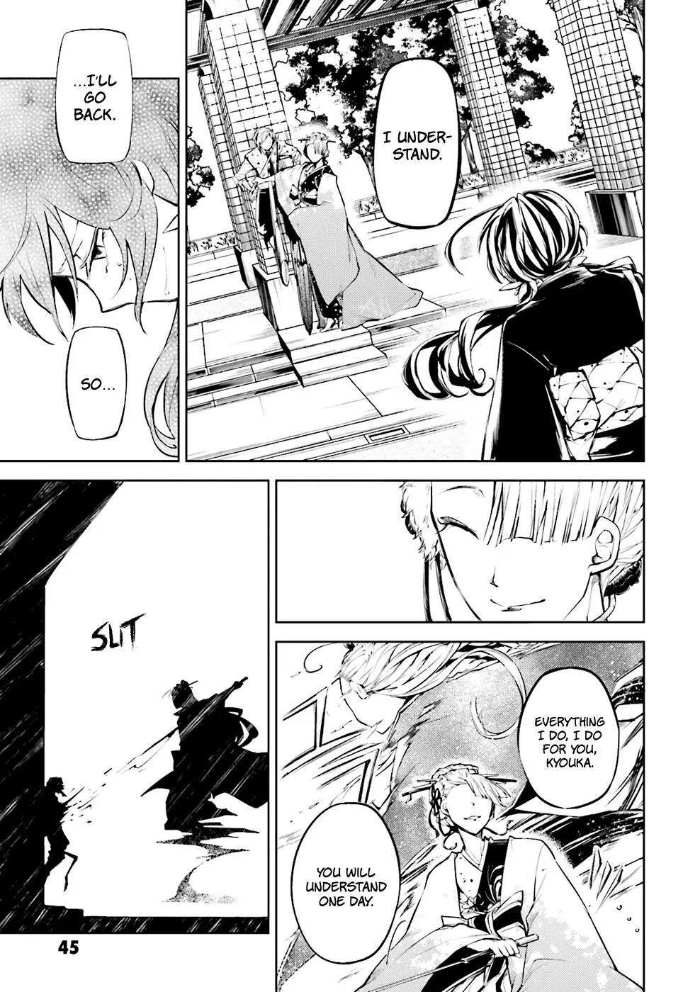 Bungou Stray Dogs Chapter 18 page 9 - Chapter 18: Flowers and Red Leaves, Snow and Gold