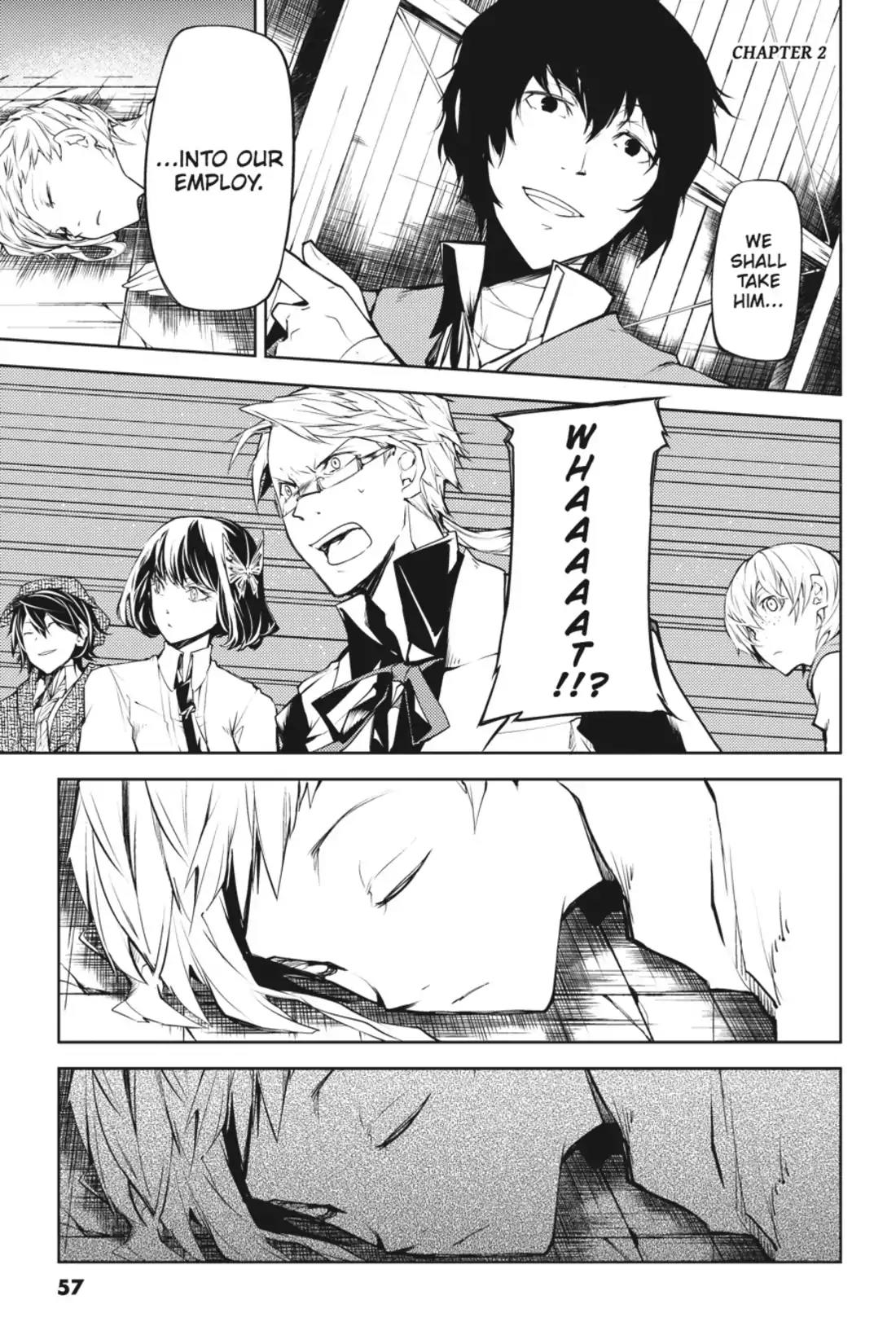 Bungou Stray Dogs Chapter 2 page 1 - Chapter 2: A Certain Explosive