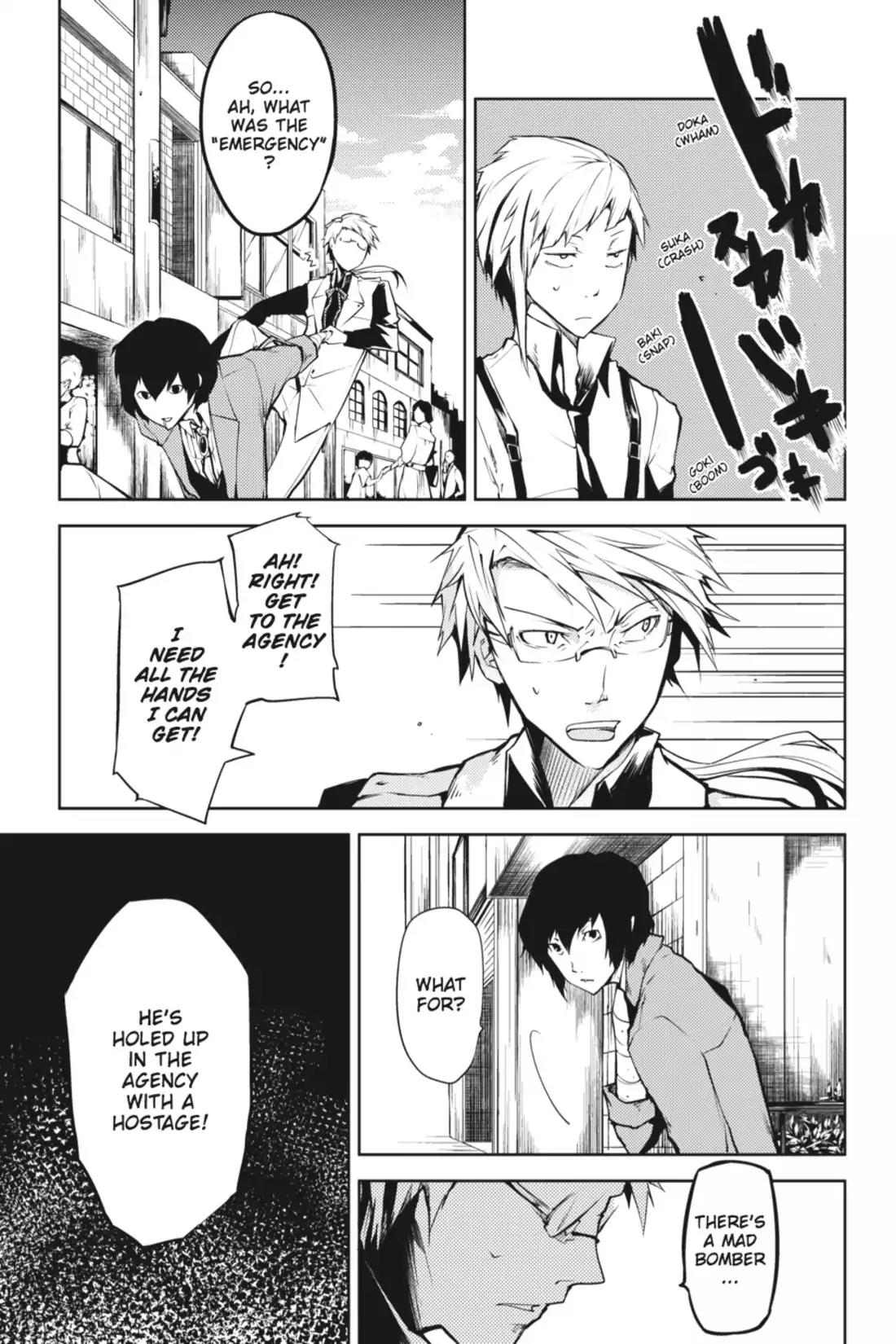 Bungou Stray Dogs Chapter 2 page 11 - Chapter 2: A Certain Explosive