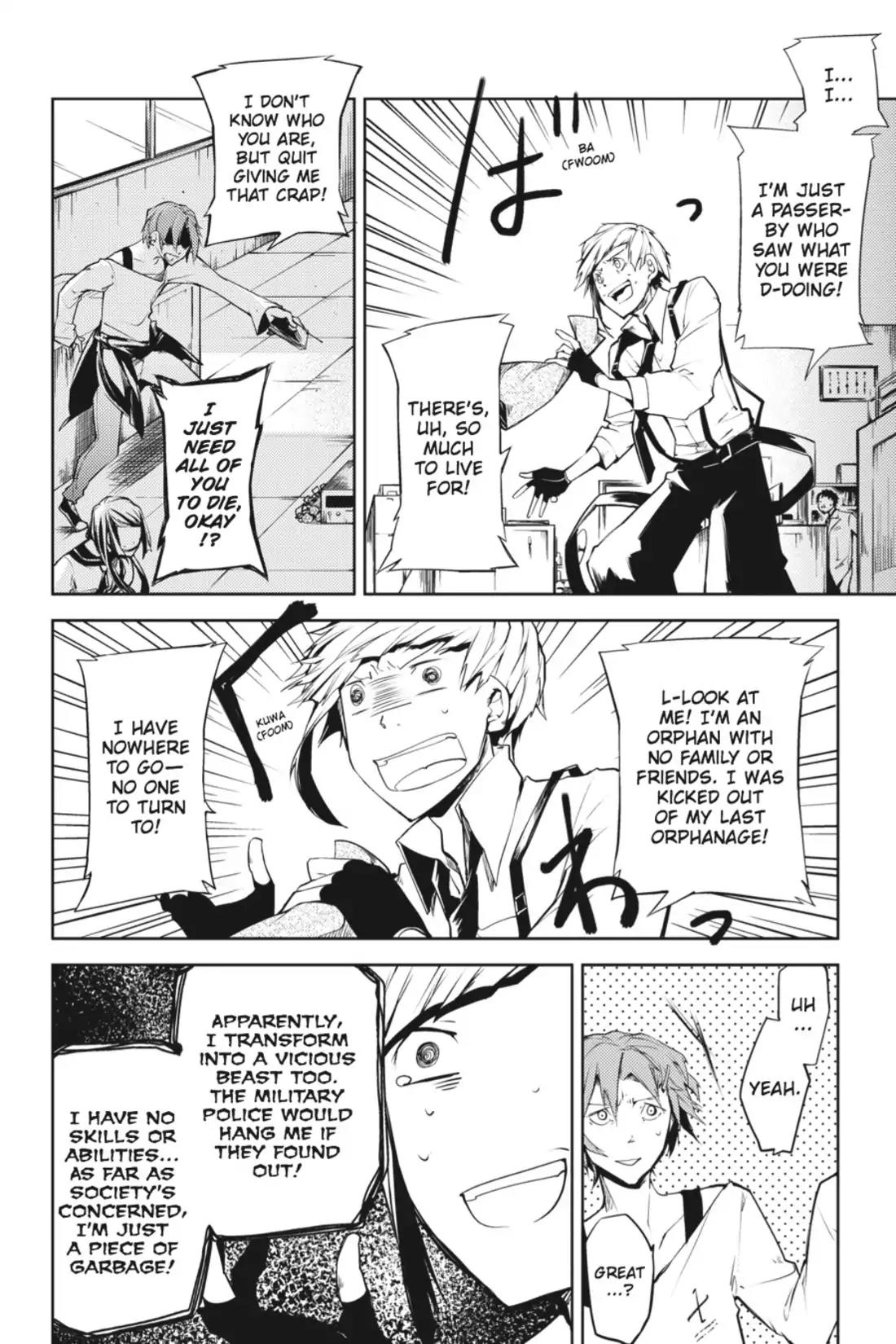 Bungou Stray Dogs Chapter 2 page 22 - Chapter 2: A Certain Explosive