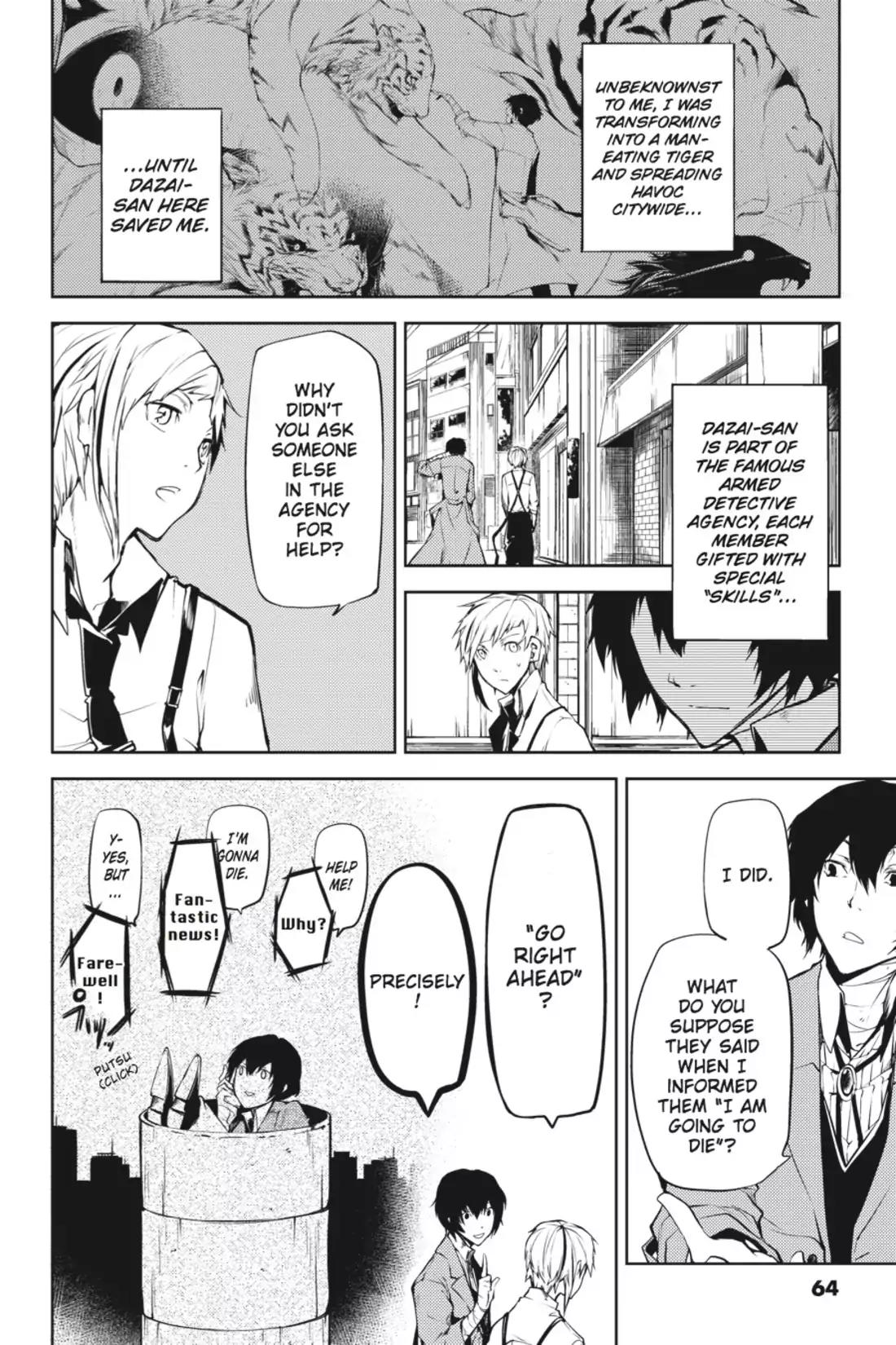 Bungou Stray Dogs Chapter 2 page 8 - Chapter 2: A Certain Explosive
