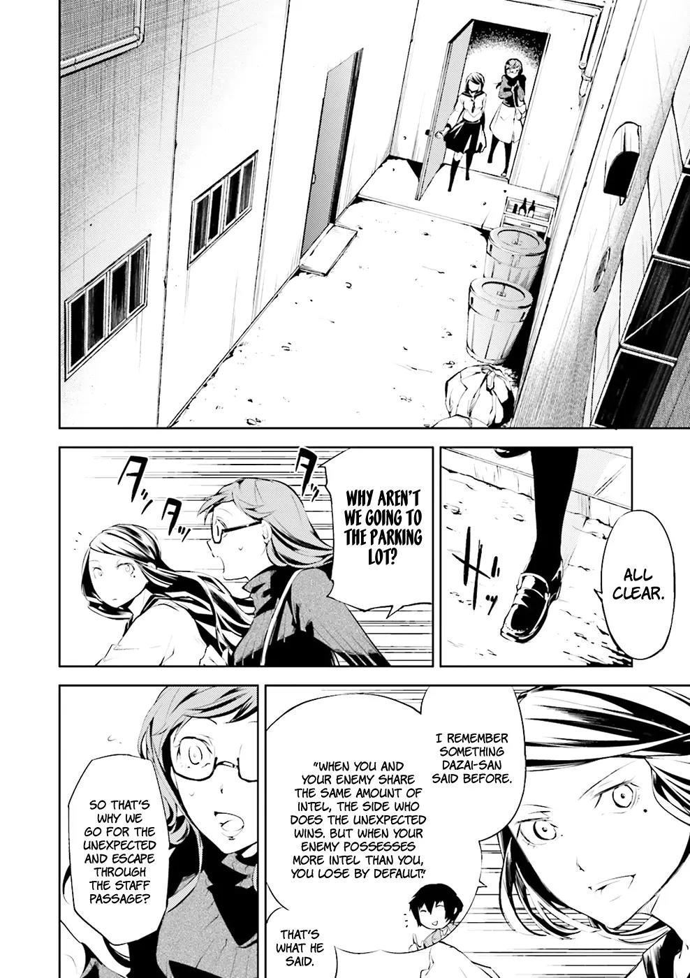 Bungou Stray Dogs Chapter 23 page 12 - Chapter 23: Grapes of Wrath Ripened in the Eye - Part 1