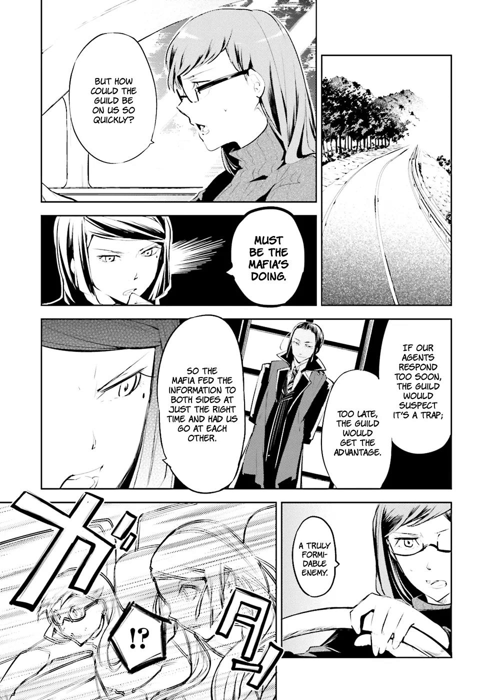 Bungou Stray Dogs Chapter 23 page 15 - Chapter 23: Grapes of Wrath Ripened in the Eye - Part 1