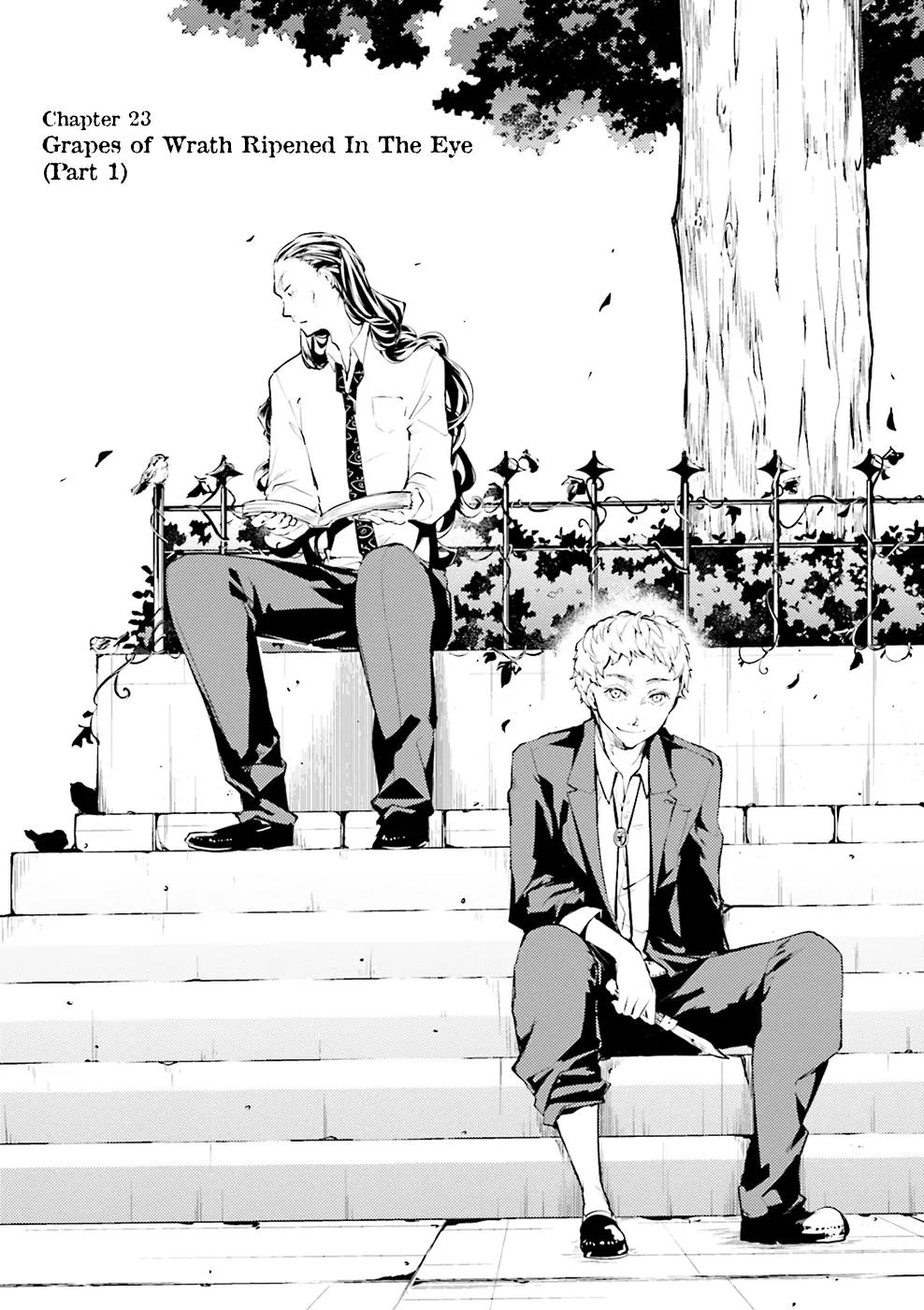 Bungou Stray Dogs Chapter 23 page 2 - Chapter 23: Grapes of Wrath Ripened in the Eye - Part 1