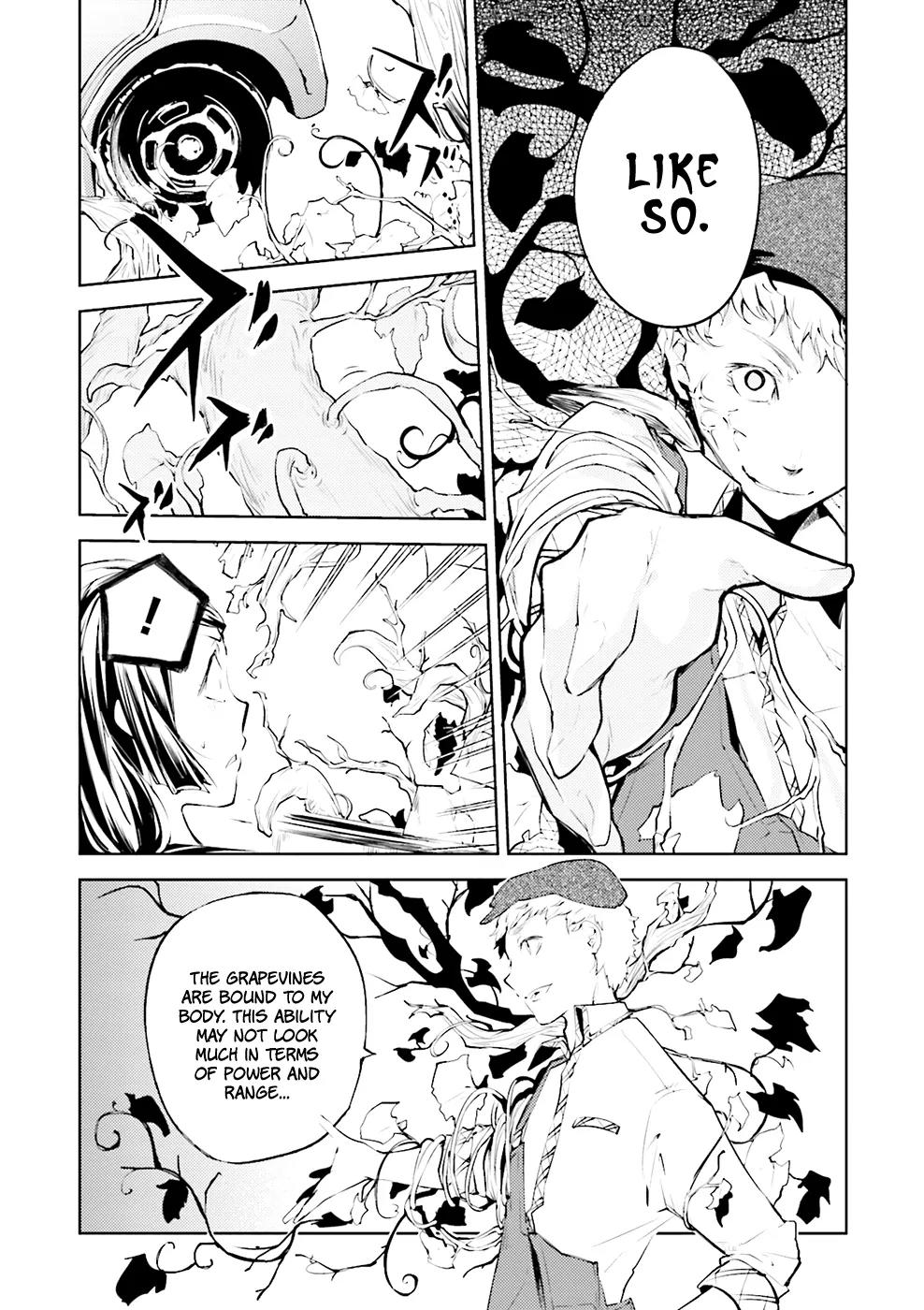 Bungou Stray Dogs Chapter 23 page 20 - Chapter 23: Grapes of Wrath Ripened in the Eye - Part 1