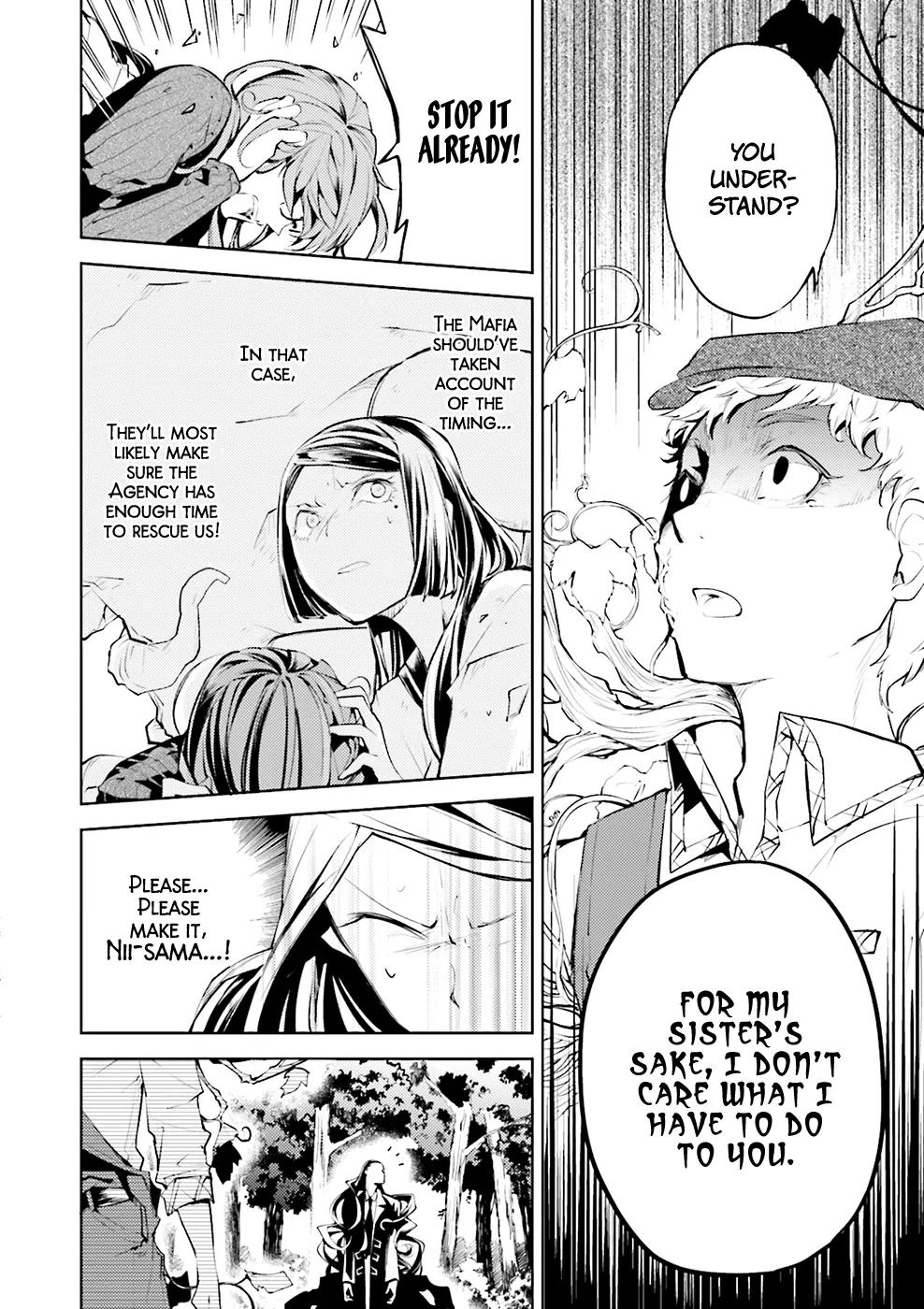 Bungou Stray Dogs Chapter 23 page 24 - Chapter 23: Grapes of Wrath Ripened in the Eye - Part 1
