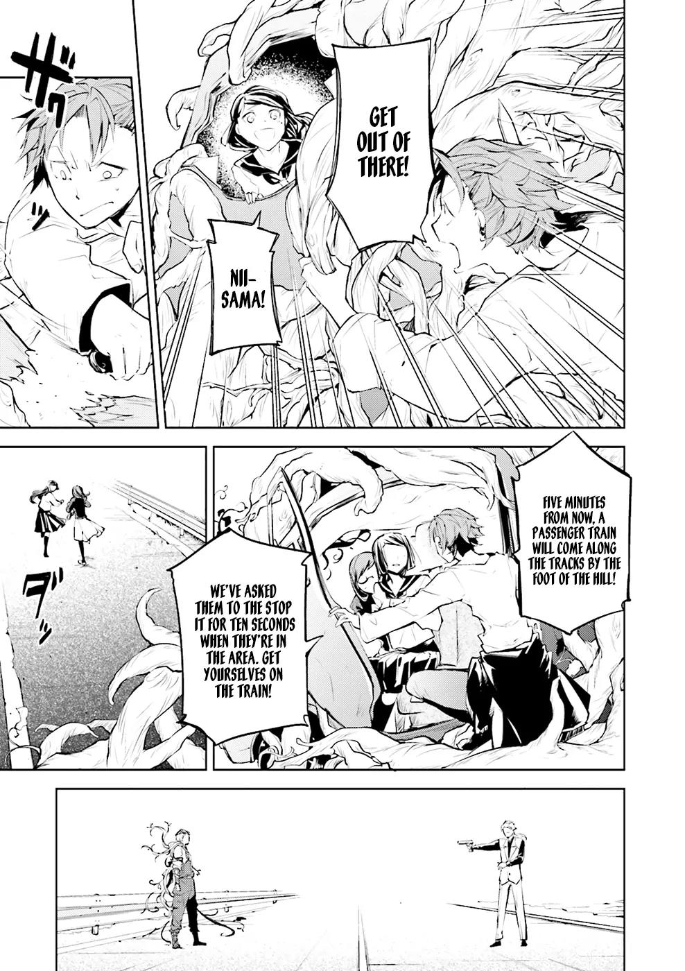 Bungou Stray Dogs Chapter 23 page 27 - Chapter 23: Grapes of Wrath Ripened in the Eye - Part 1