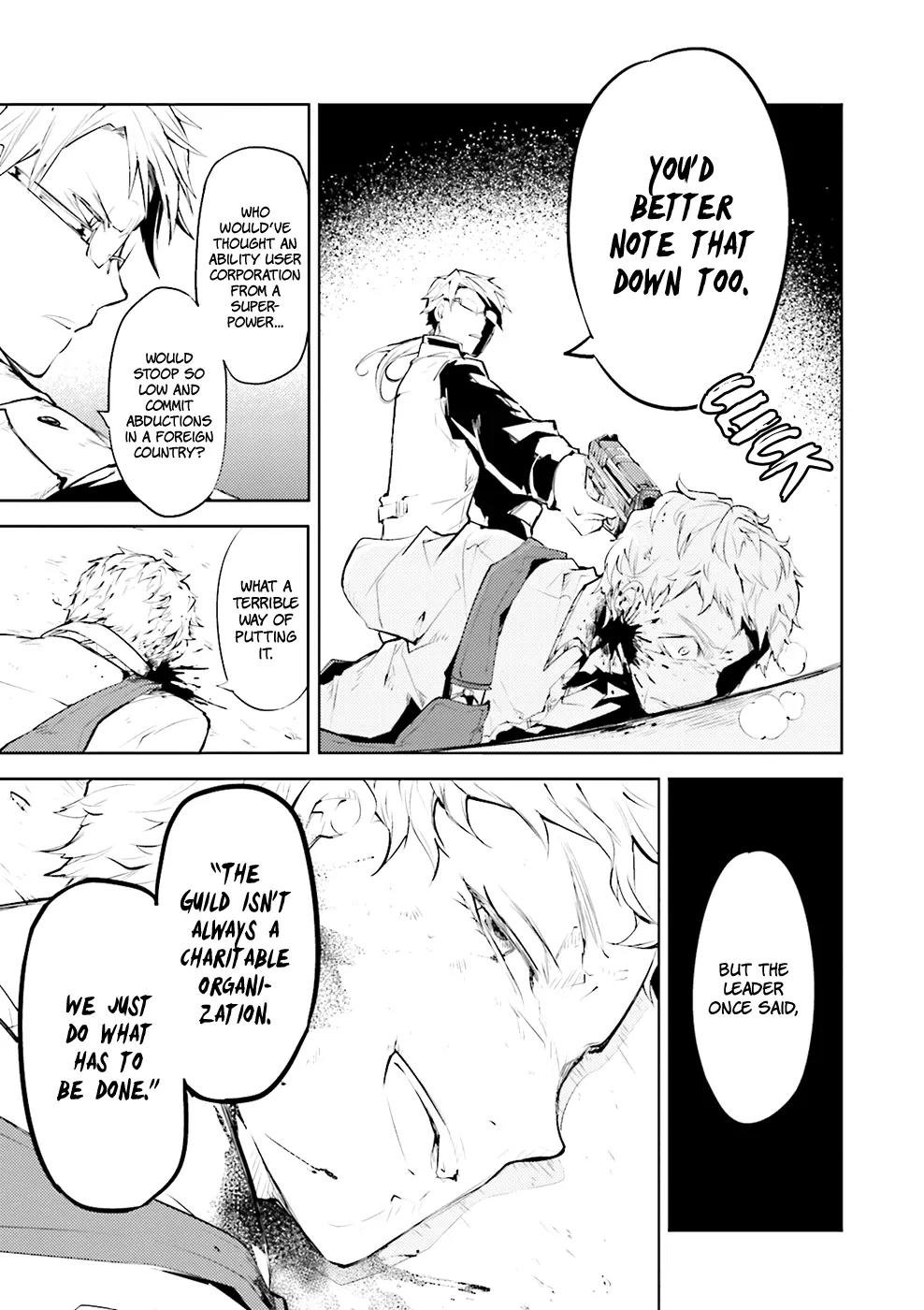 Bungou Stray Dogs Chapter 23 page 35 - Chapter 23: Grapes of Wrath Ripened in the Eye - Part 1