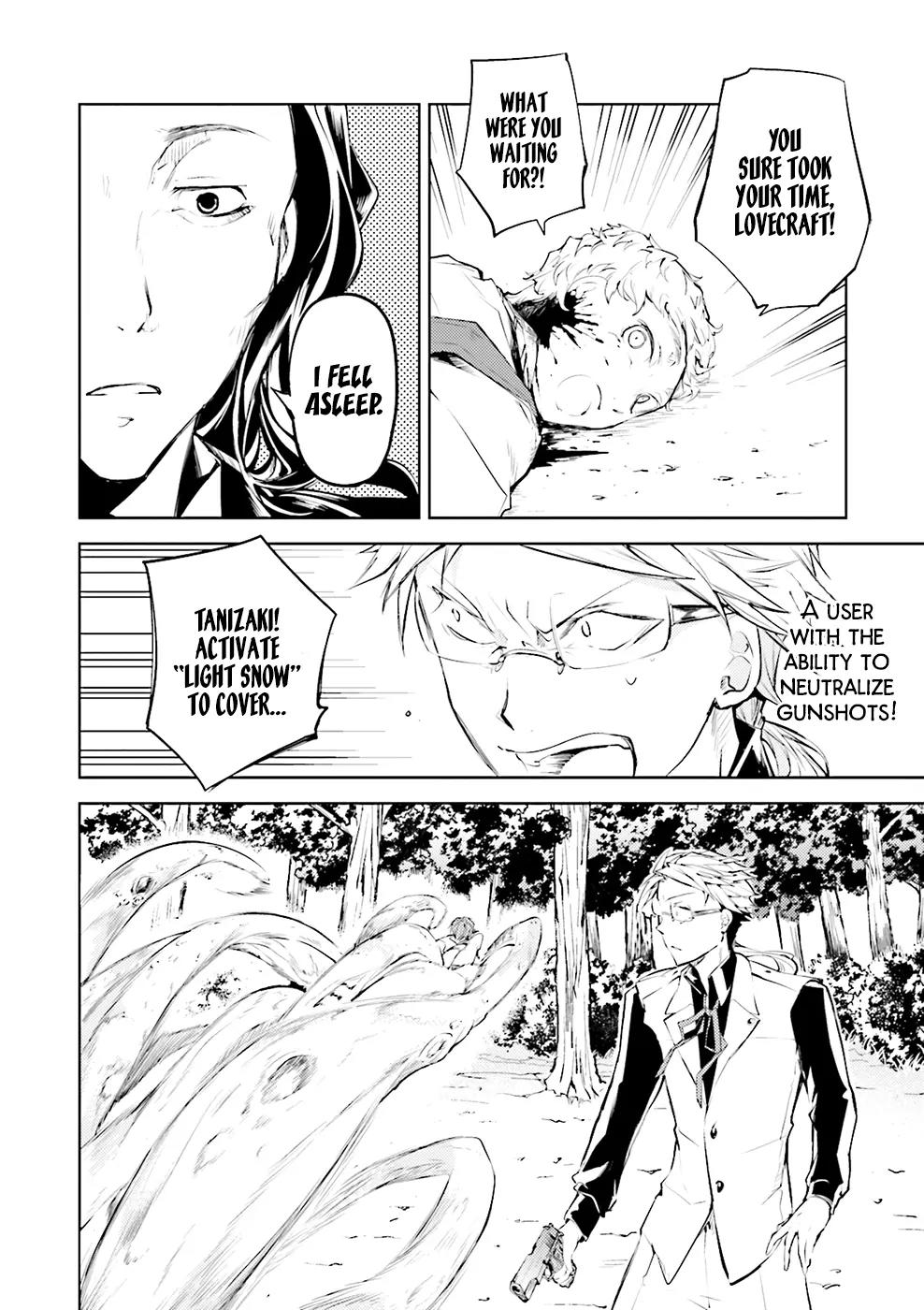 Bungou Stray Dogs Chapter 23 page 38 - Chapter 23: Grapes of Wrath Ripened in the Eye - Part 1