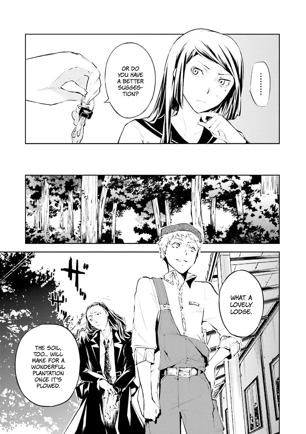 Bungou Stray Dogs Chapter 23 page 6 - Chapter 23: Grapes of Wrath Ripened in the Eye - Part 1