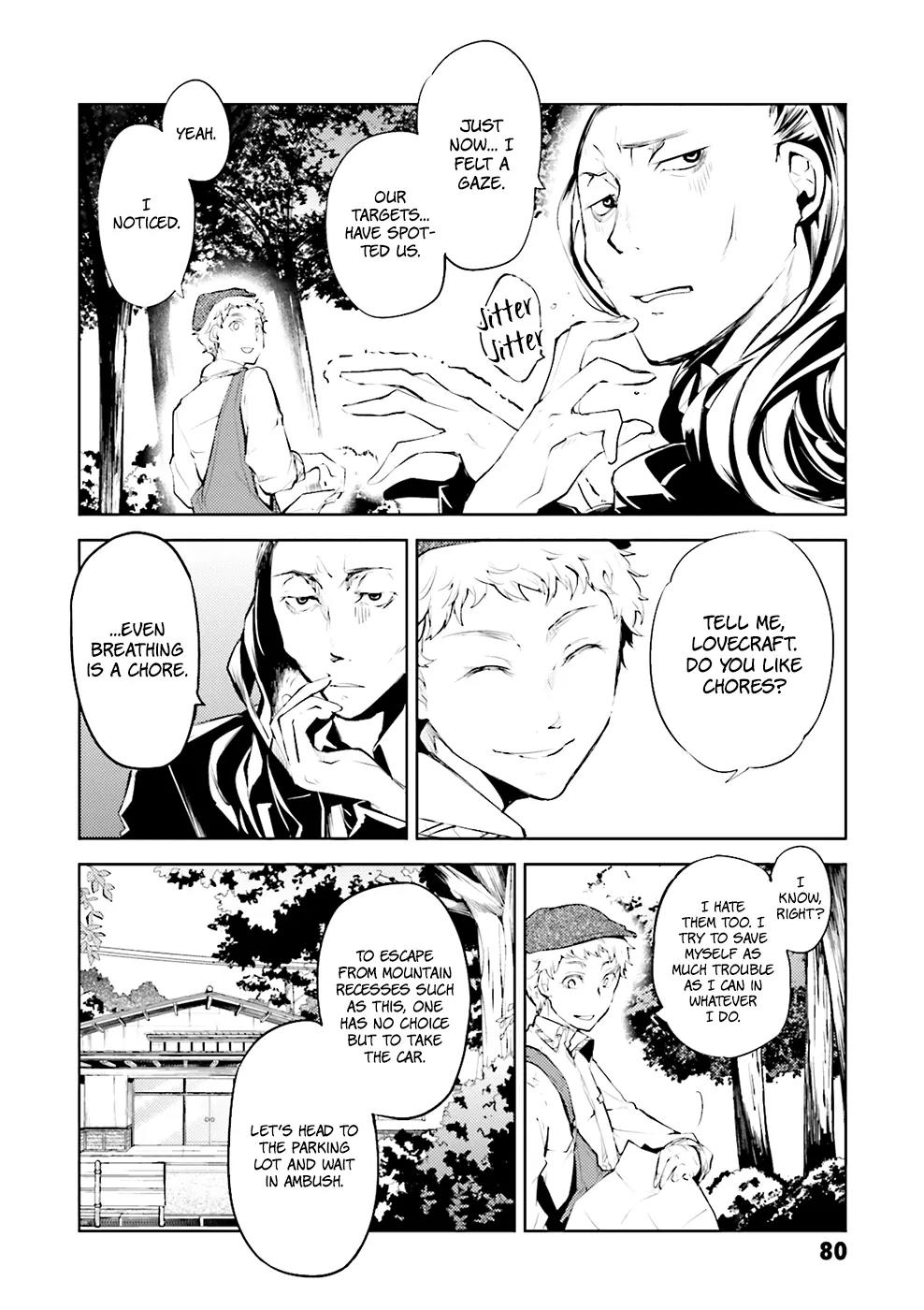 Bungou Stray Dogs Chapter 23 page 7 - Chapter 23: Grapes of Wrath Ripened in the Eye - Part 1