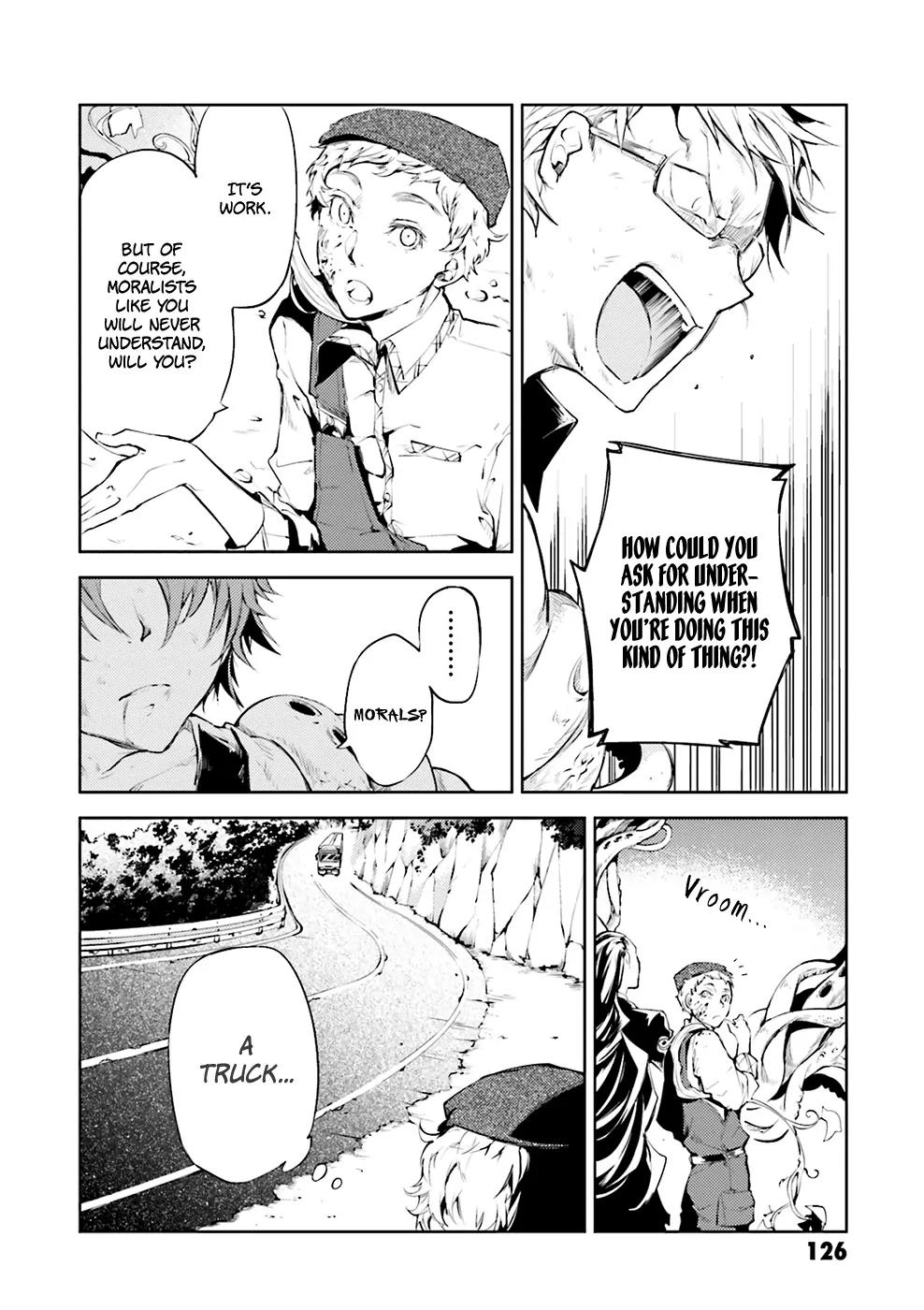 Bungou Stray Dogs Chapter 24 page 10 - Chapter 24: Grapes of Wrath Ripened in the Eye - Part 2