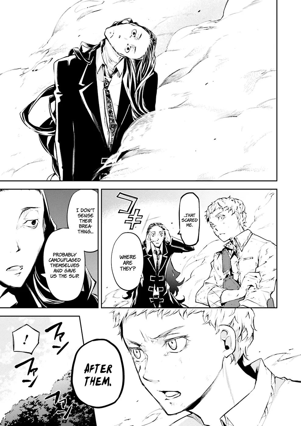 Bungou Stray Dogs Chapter 24 page 20 - Chapter 24: Grapes of Wrath Ripened in the Eye - Part 2