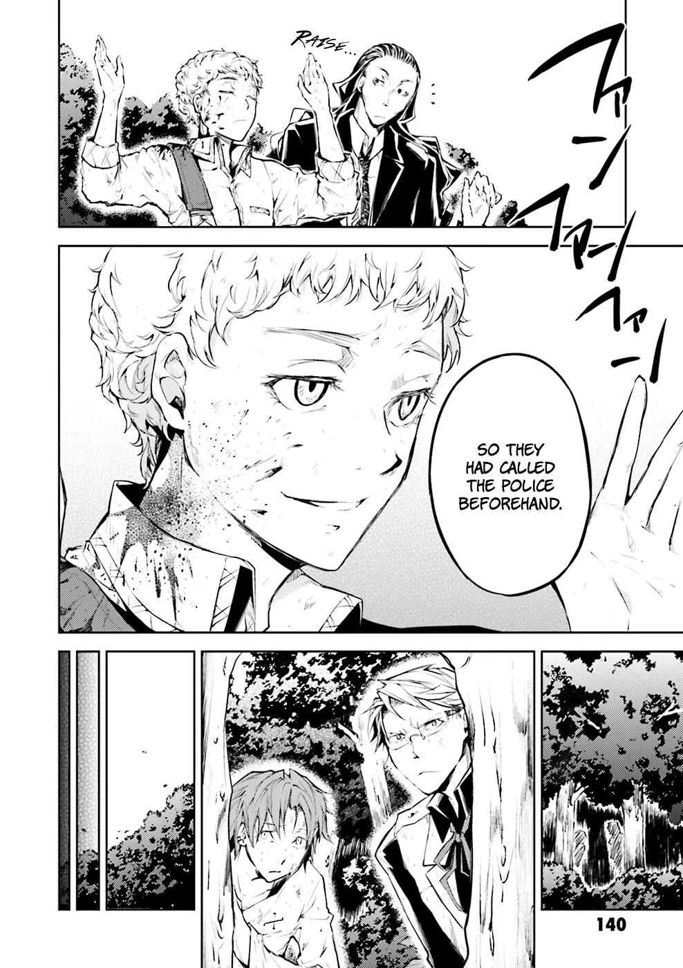 Bungou Stray Dogs Chapter 24 page 22 - Chapter 24: Grapes of Wrath Ripened in the Eye - Part 2