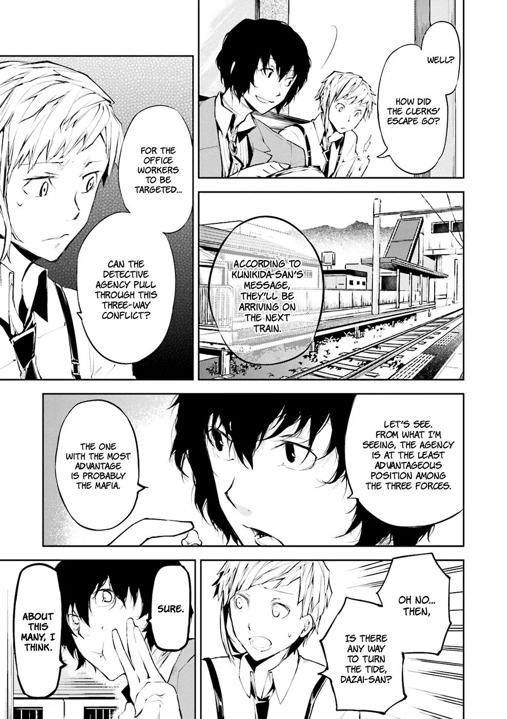 Bungou Stray Dogs Chapter 24 page 27 - Chapter 24: Grapes of Wrath Ripened in the Eye - Part 2
