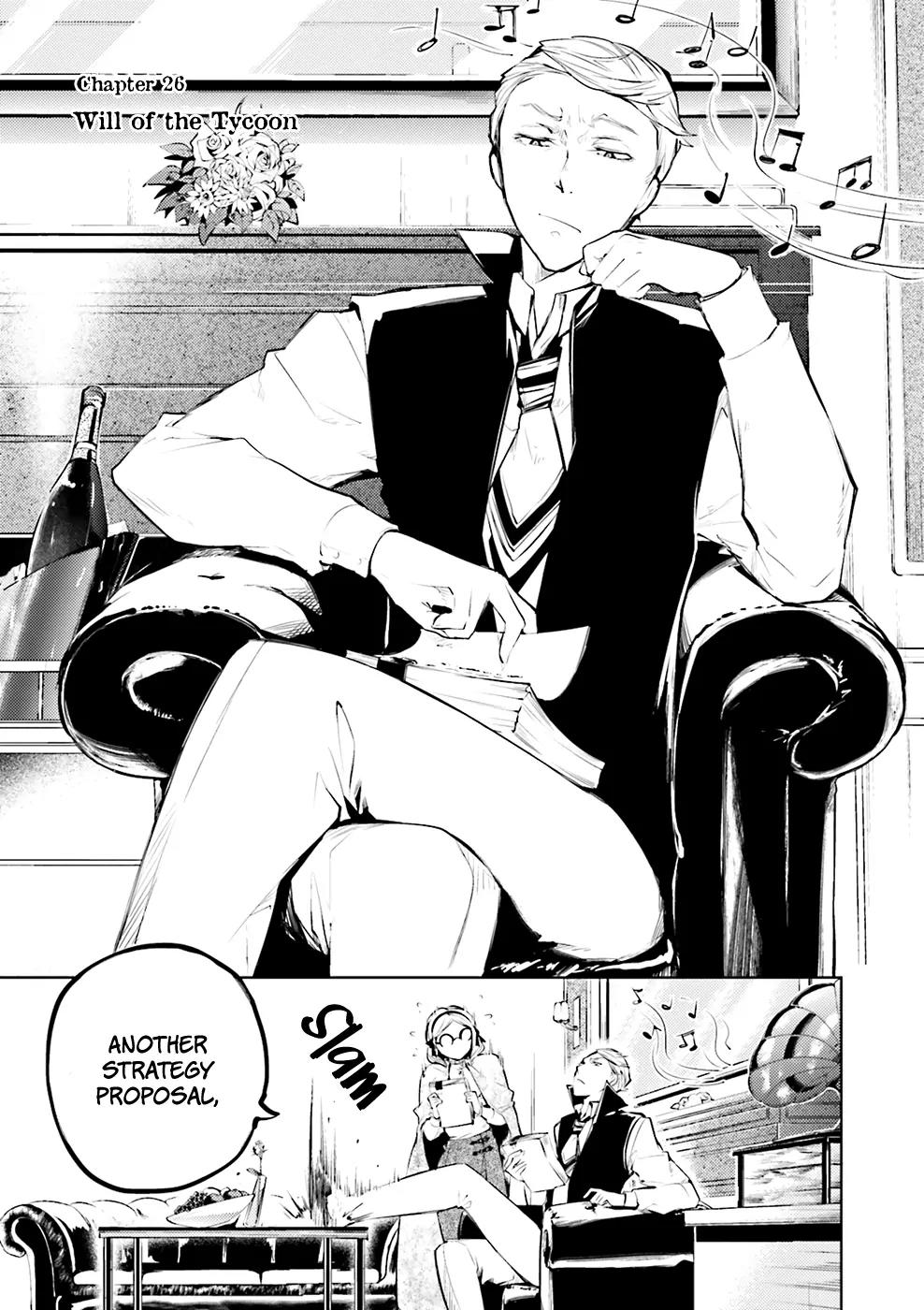 Bungou Stray Dogs Chapter 26 page 4 - Chapter 26: Will of Tycoon