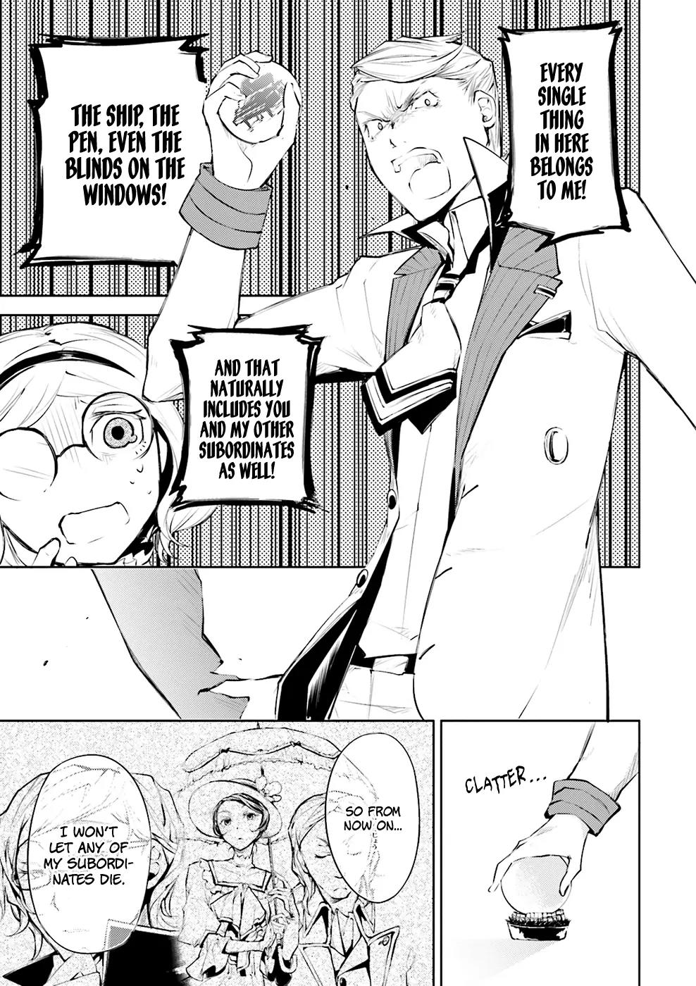 Bungou Stray Dogs Chapter 27 page 37 - Chapter 27: On the Jagged Shore