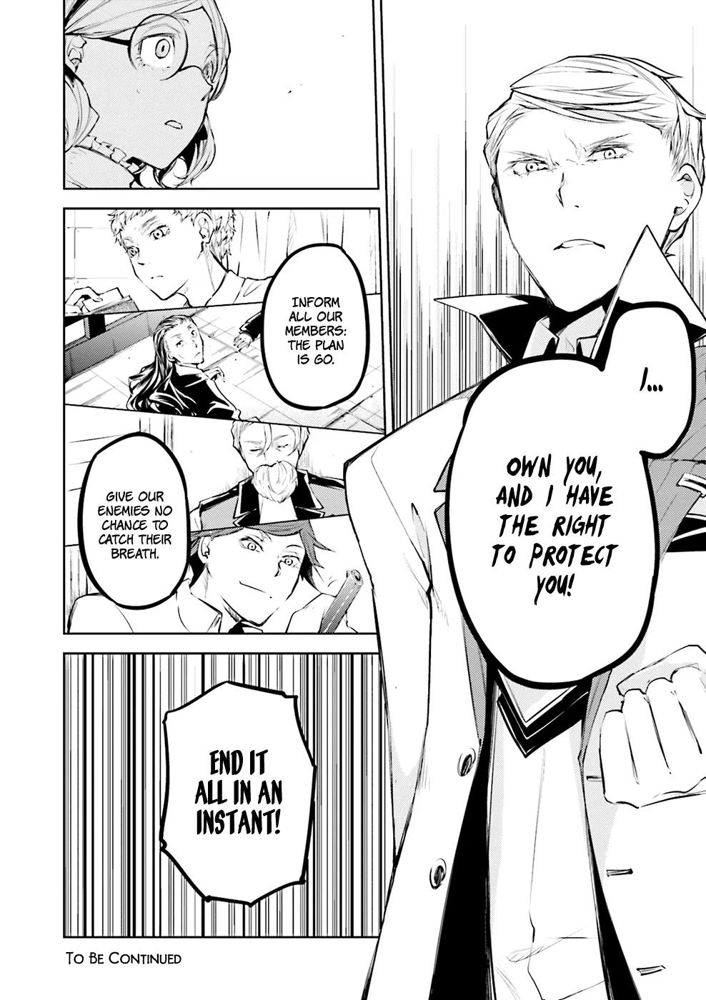 Bungou Stray Dogs Chapter 27 page 38 - Chapter 27: On the Jagged Shore