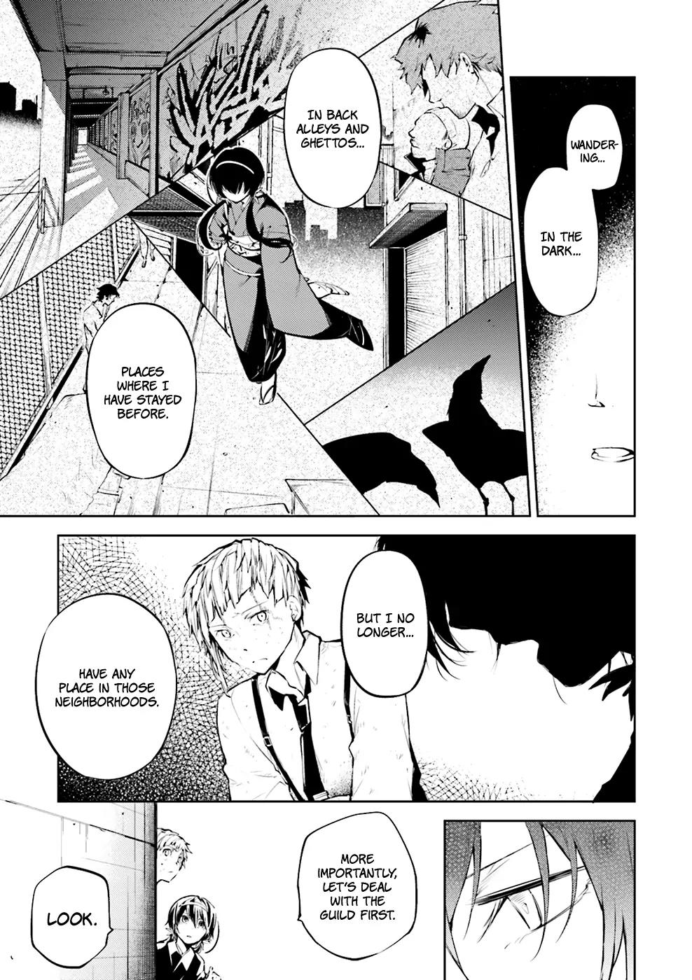 Bungou Stray Dogs Chapter 27 page 4 - Chapter 27: On the Jagged Shore