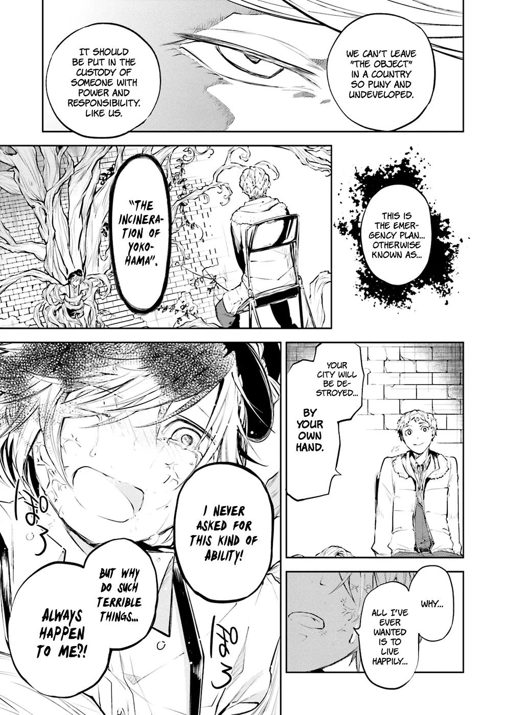 Bungou Stray Dogs Chapter 28 page 12 - Chapter 28: Emergency Plan