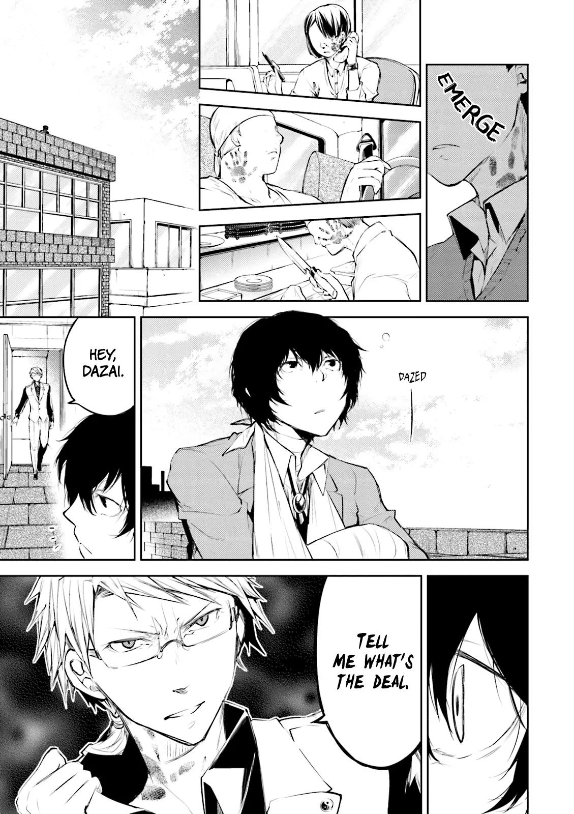 Bungou Stray Dogs Chapter 28 page 16 - Chapter 28: Emergency Plan
