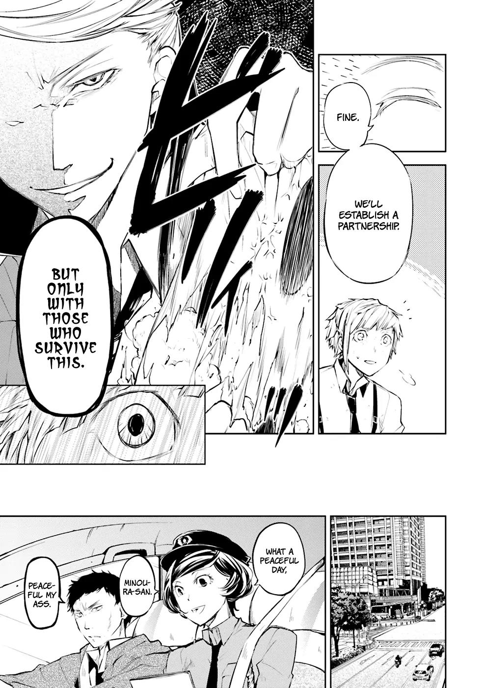 Bungou Stray Dogs Chapter 28 page 18 - Chapter 28: Emergency Plan