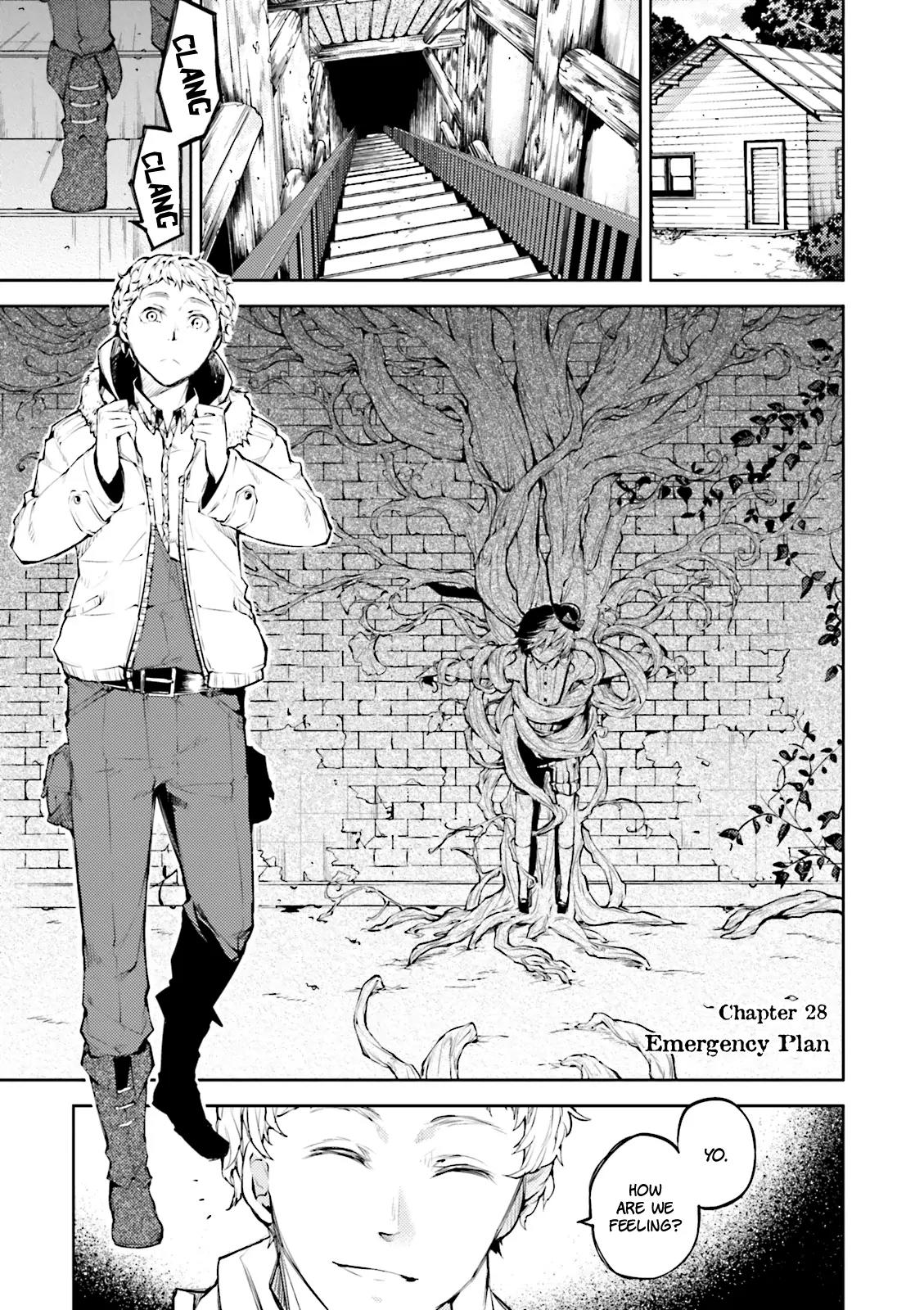 Bungou Stray Dogs Chapter 28 page 2 - Chapter 28: Emergency Plan