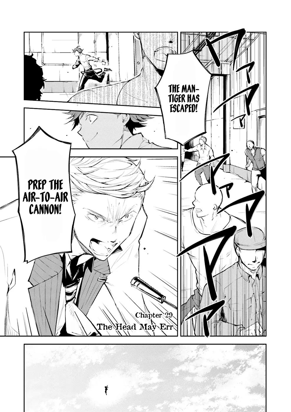 Bungou Stray Dogs Chapter 29 page 2 - Chapter 29: The Head May Err