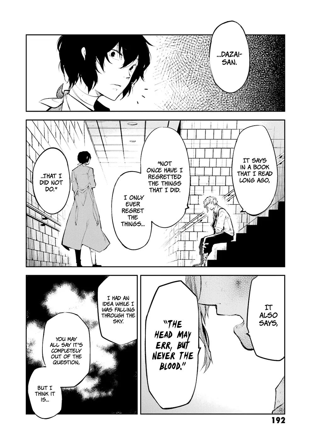 Bungou Stray Dogs Chapter 29 page 39 - Chapter 29: The Head May Err