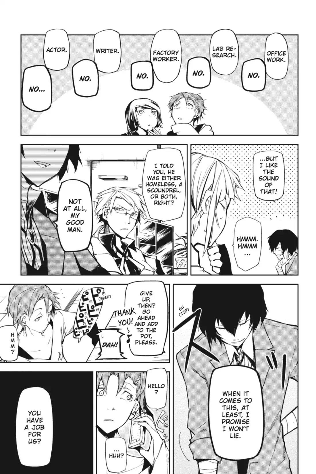 Bungou Stray Dogs Chapter 3 page 11 - Chapter 3: Yokohama Gangster Paradise, Part 1