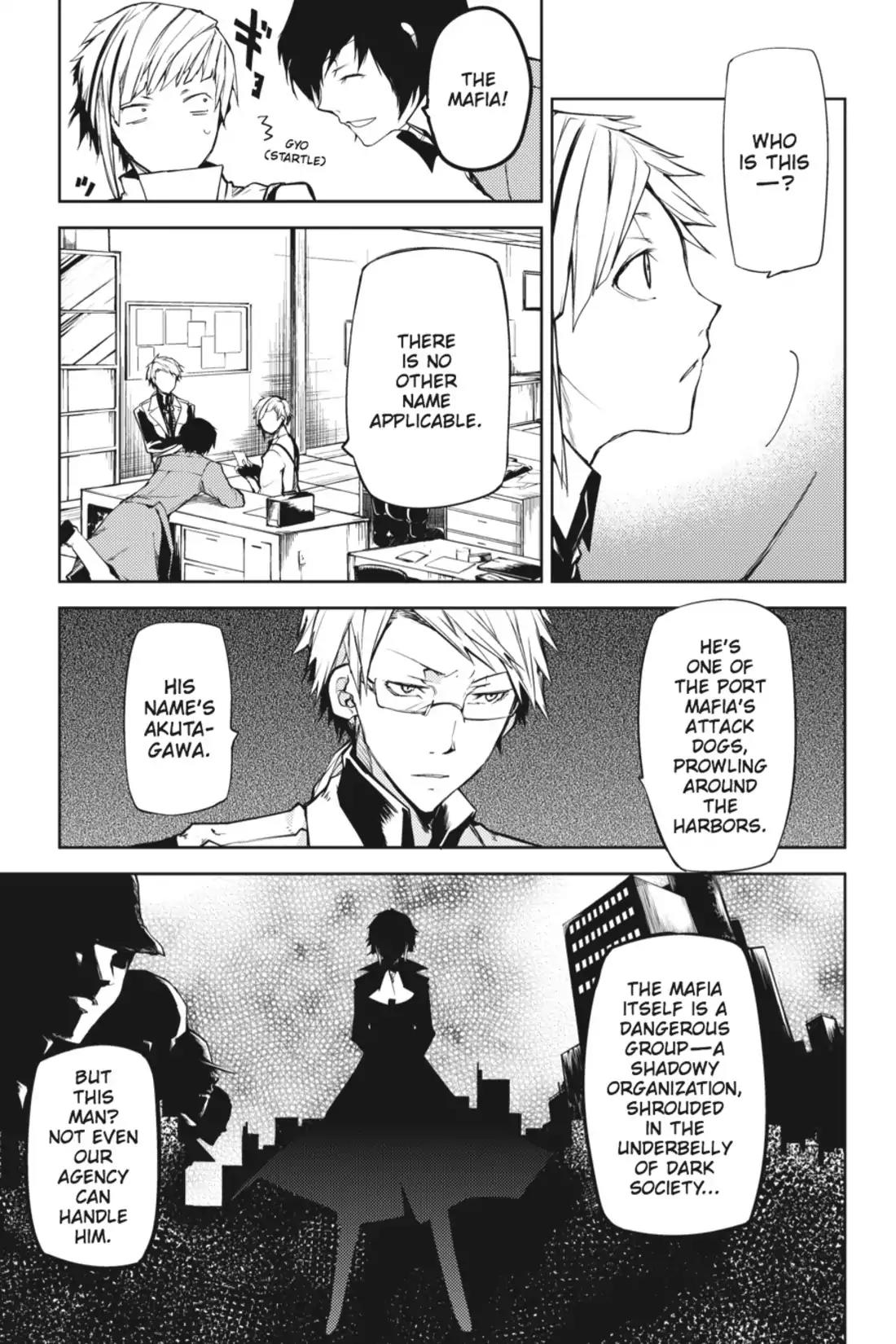 Bungou Stray Dogs Chapter 3 page 19 - Chapter 3: Yokohama Gangster Paradise, Part 1