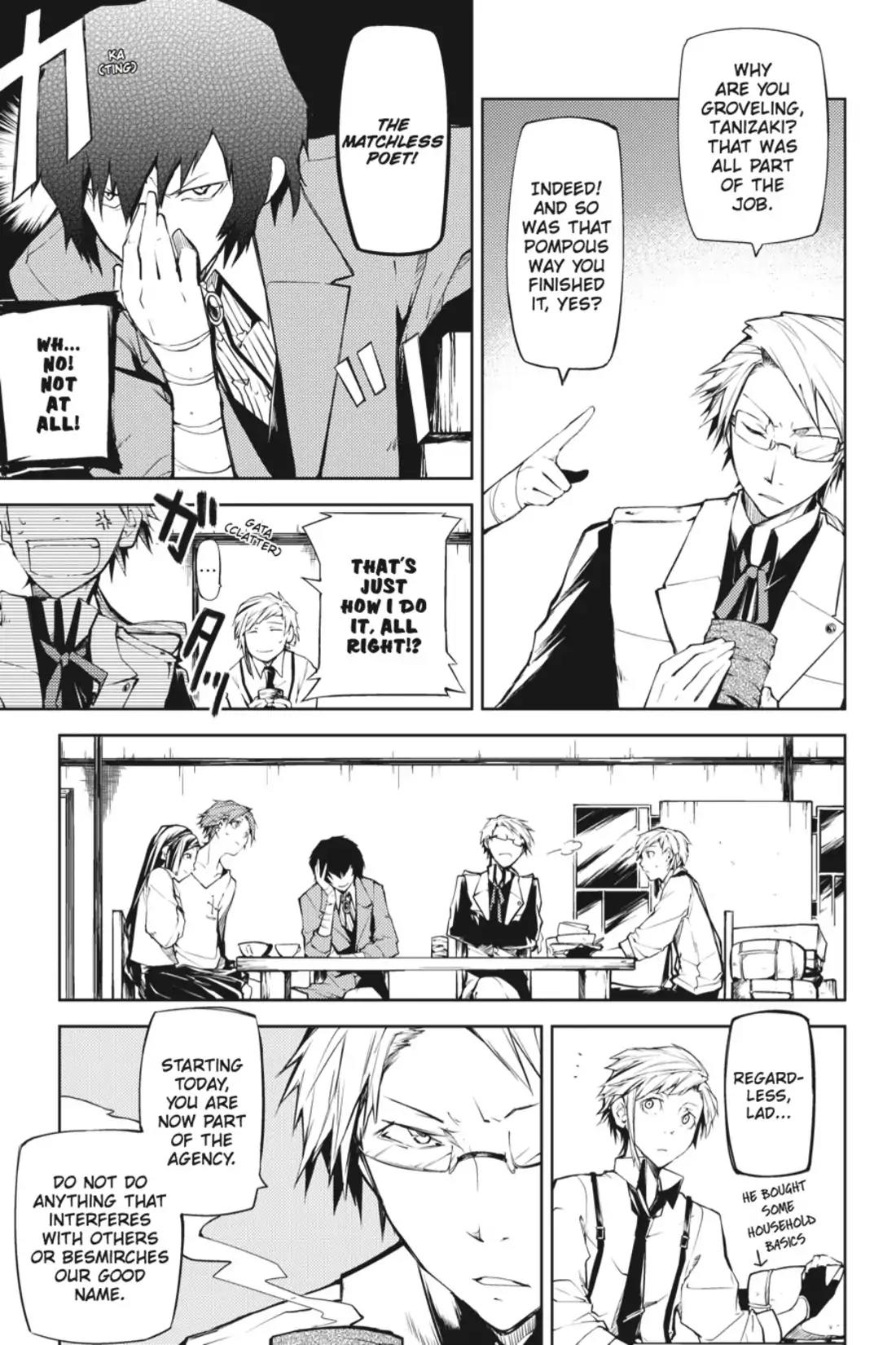Bungou Stray Dogs Chapter 3 page 3 - Chapter 3: Yokohama Gangster Paradise, Part 1
