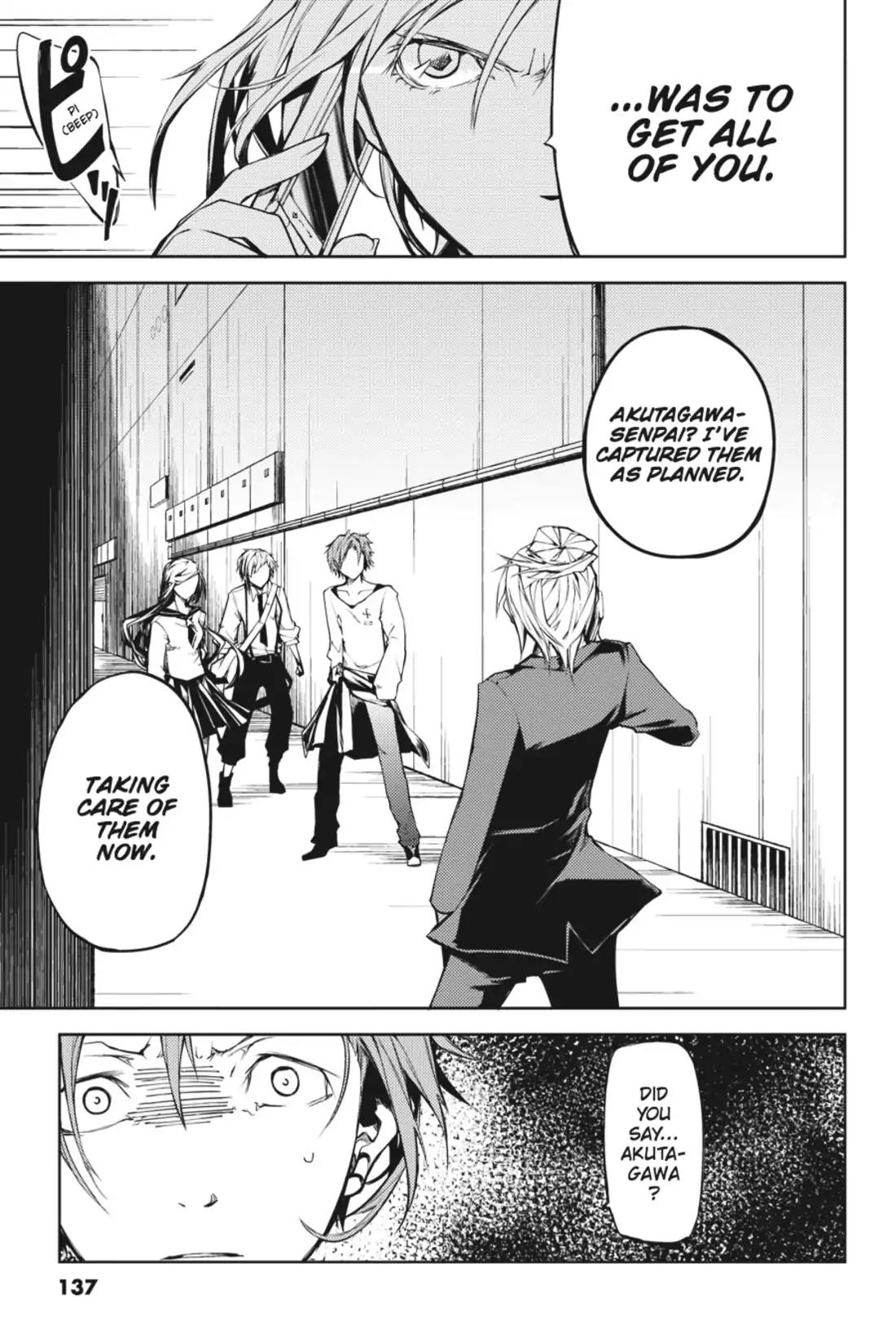 Bungou Stray Dogs Chapter 3 page 34 - Chapter 3: Yokohama Gangster Paradise, Part 1