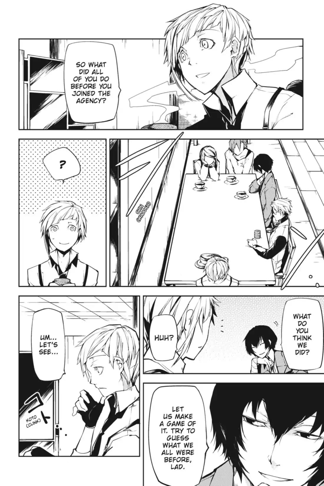 Bungou Stray Dogs Chapter 3 page 6 - Chapter 3: Yokohama Gangster Paradise, Part 1