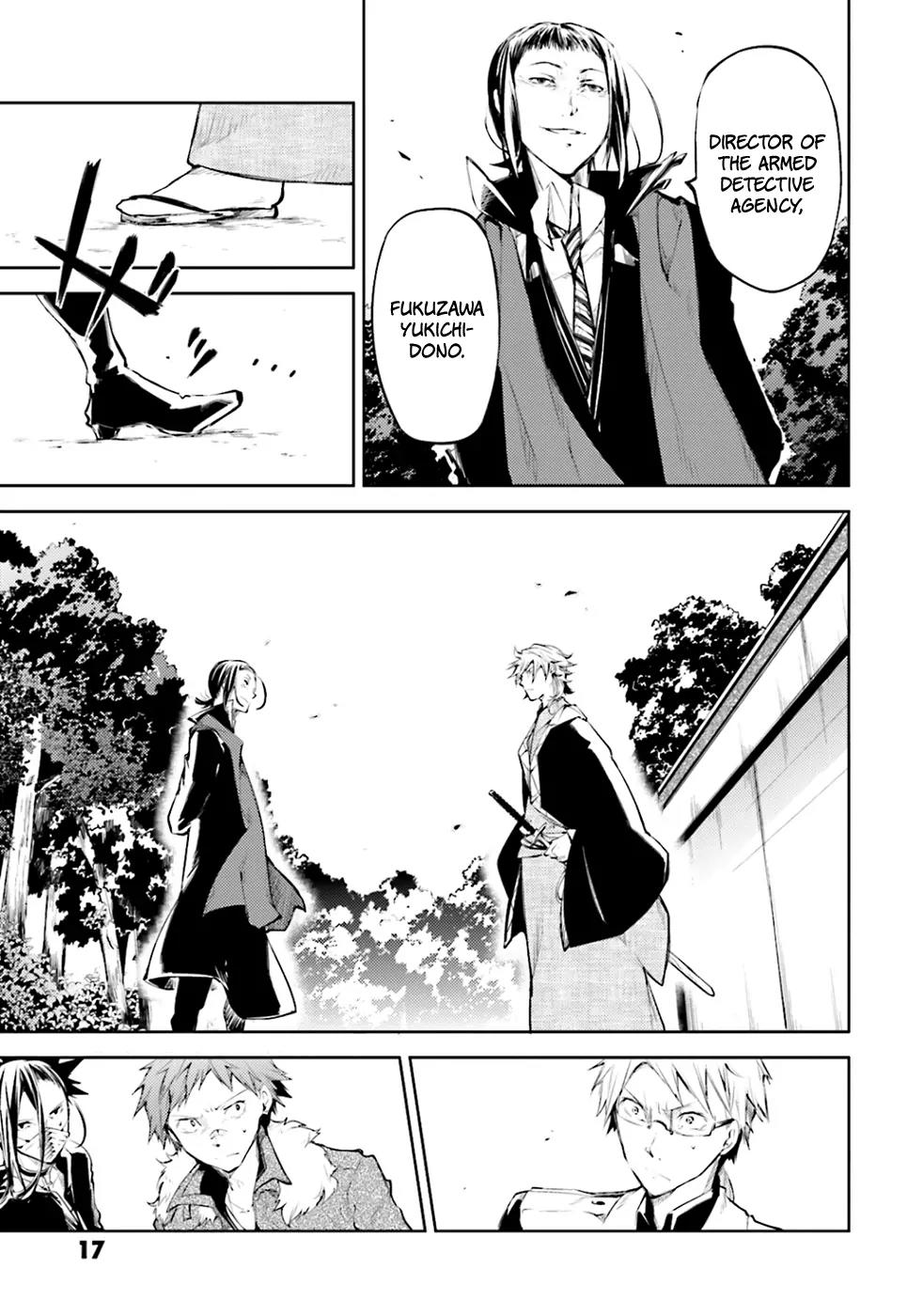 Bungou Stray Dogs Chapter 30 page 18 - Chapter 30: A Tower of Silence, A Feast of Crows