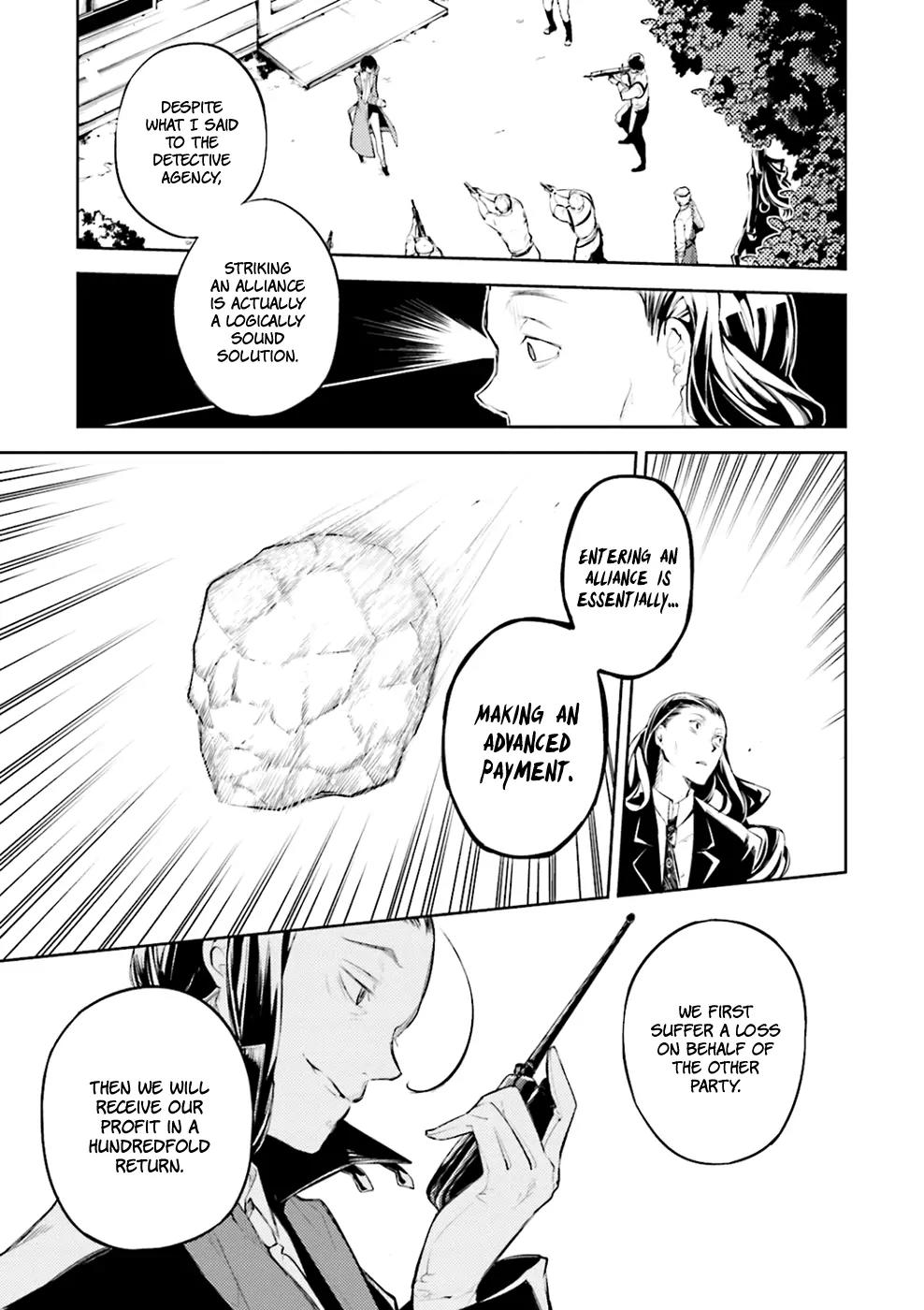 Bungou Stray Dogs Chapter 30 page 37 - Chapter 30: A Tower of Silence, A Feast of Crows