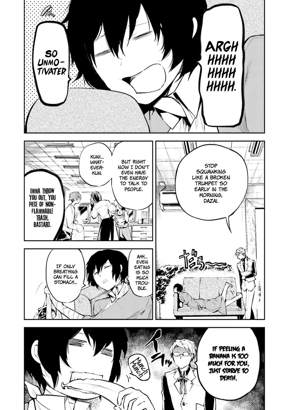Bungou Stray Dogs Chapter 30 page 6 - Chapter 30: A Tower of Silence, A Feast of Crows