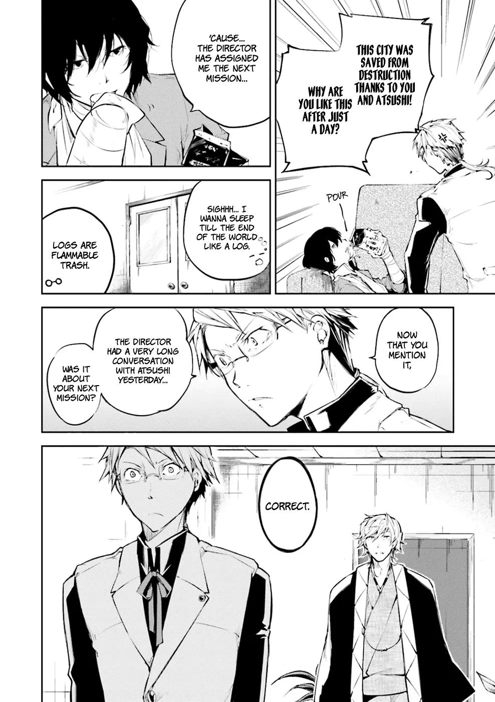 Bungou Stray Dogs Chapter 30 page 7 - Chapter 30: A Tower of Silence, A Feast of Crows