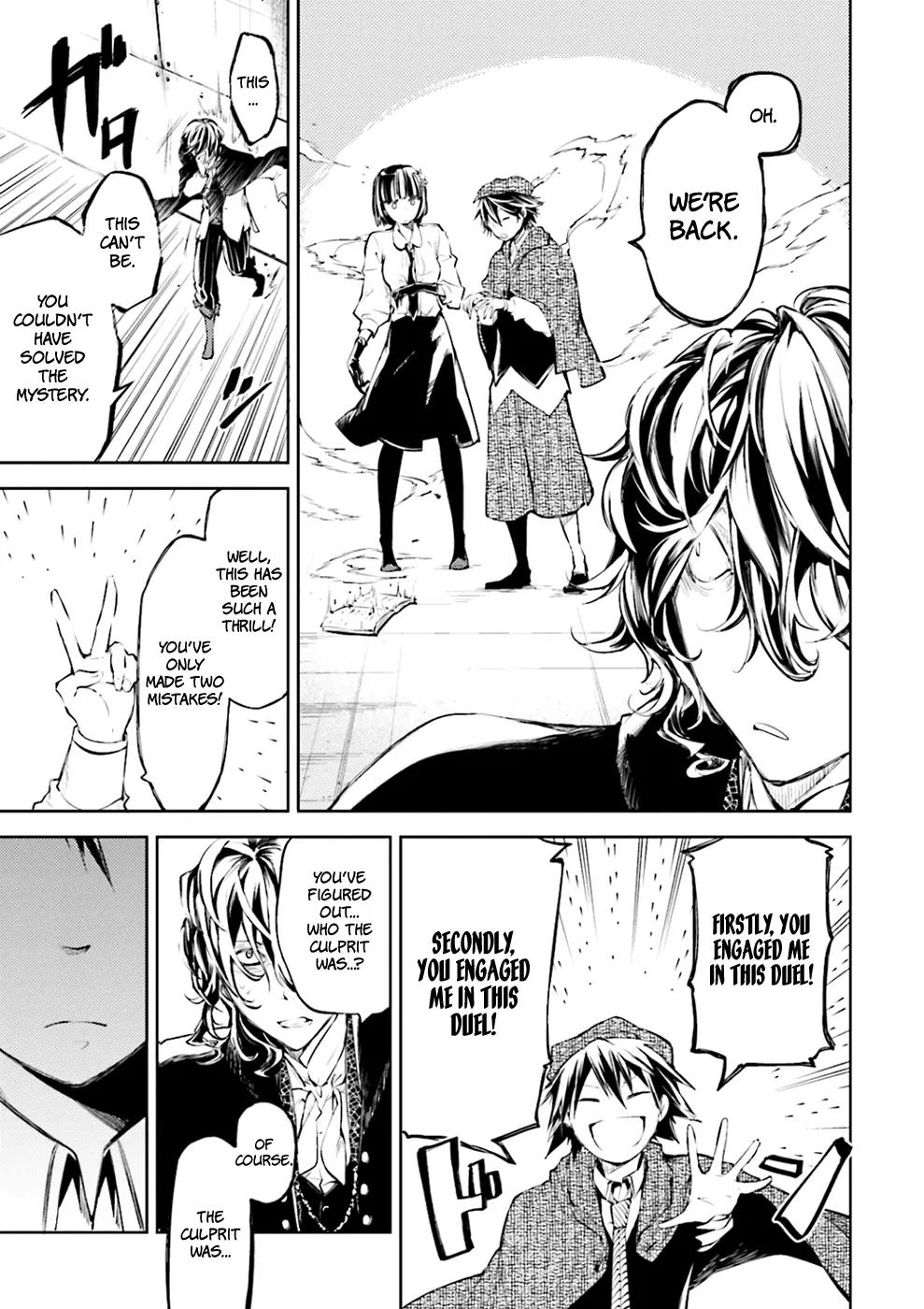 Bungou Stray Dogs Chapter 32 page 39 - Chapter 32: Poe and Ranpo