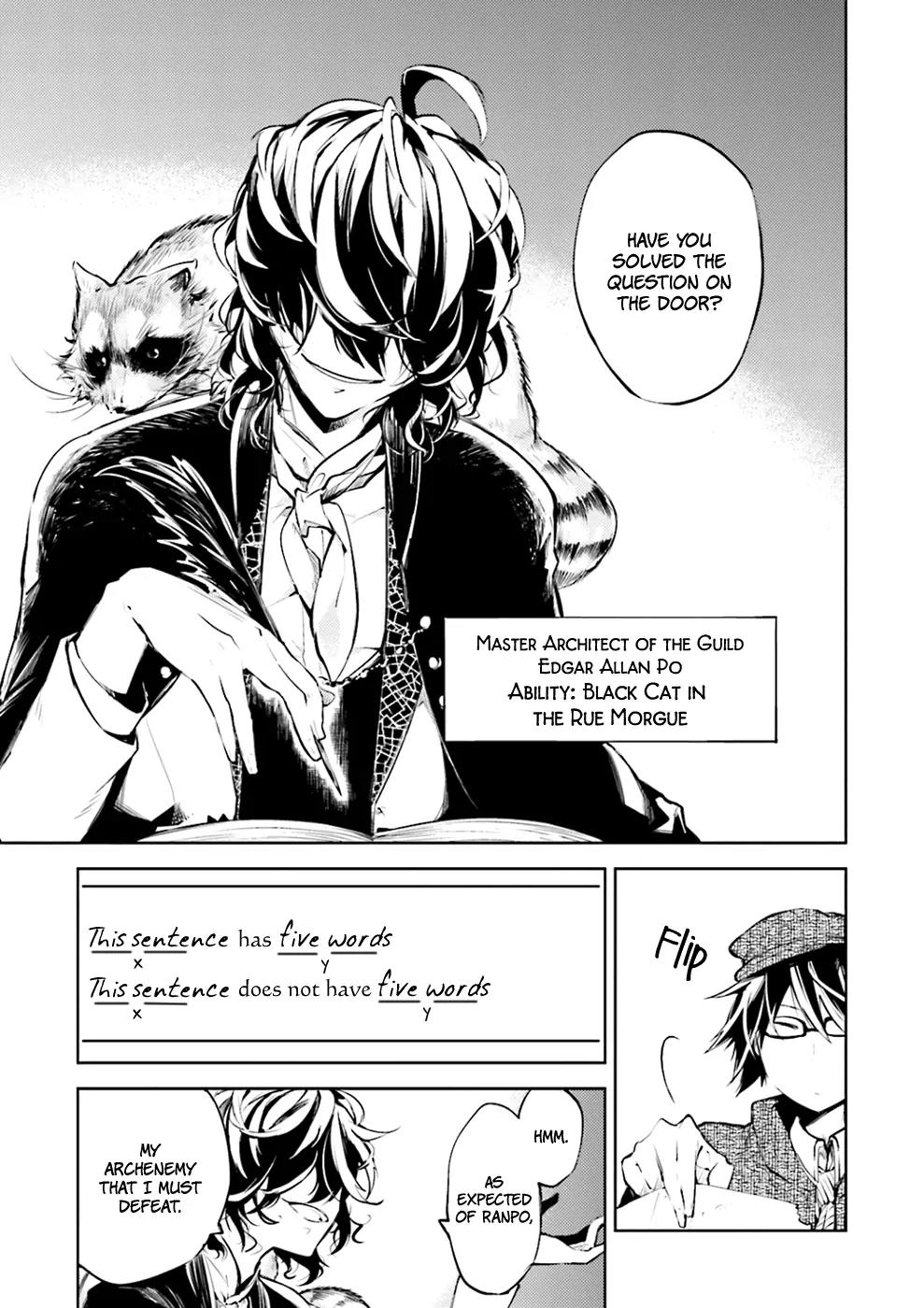 Bungou Stray Dogs Chapter 32 page 6 - Chapter 32: Poe and Ranpo