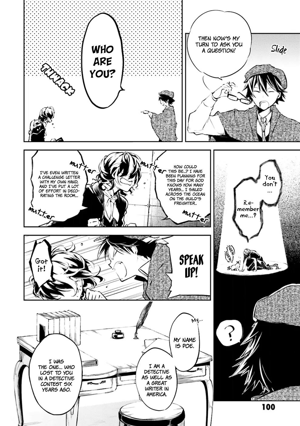 Bungou Stray Dogs Chapter 32 page 7 - Chapter 32: Poe and Ranpo